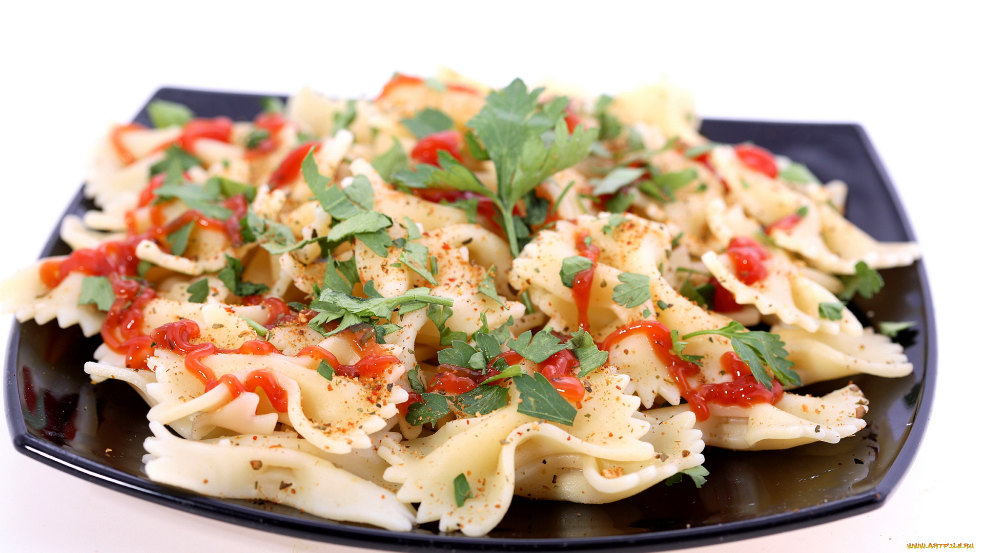 еда, макароны, , макаронные, блюда, бантики, паста, петрушка