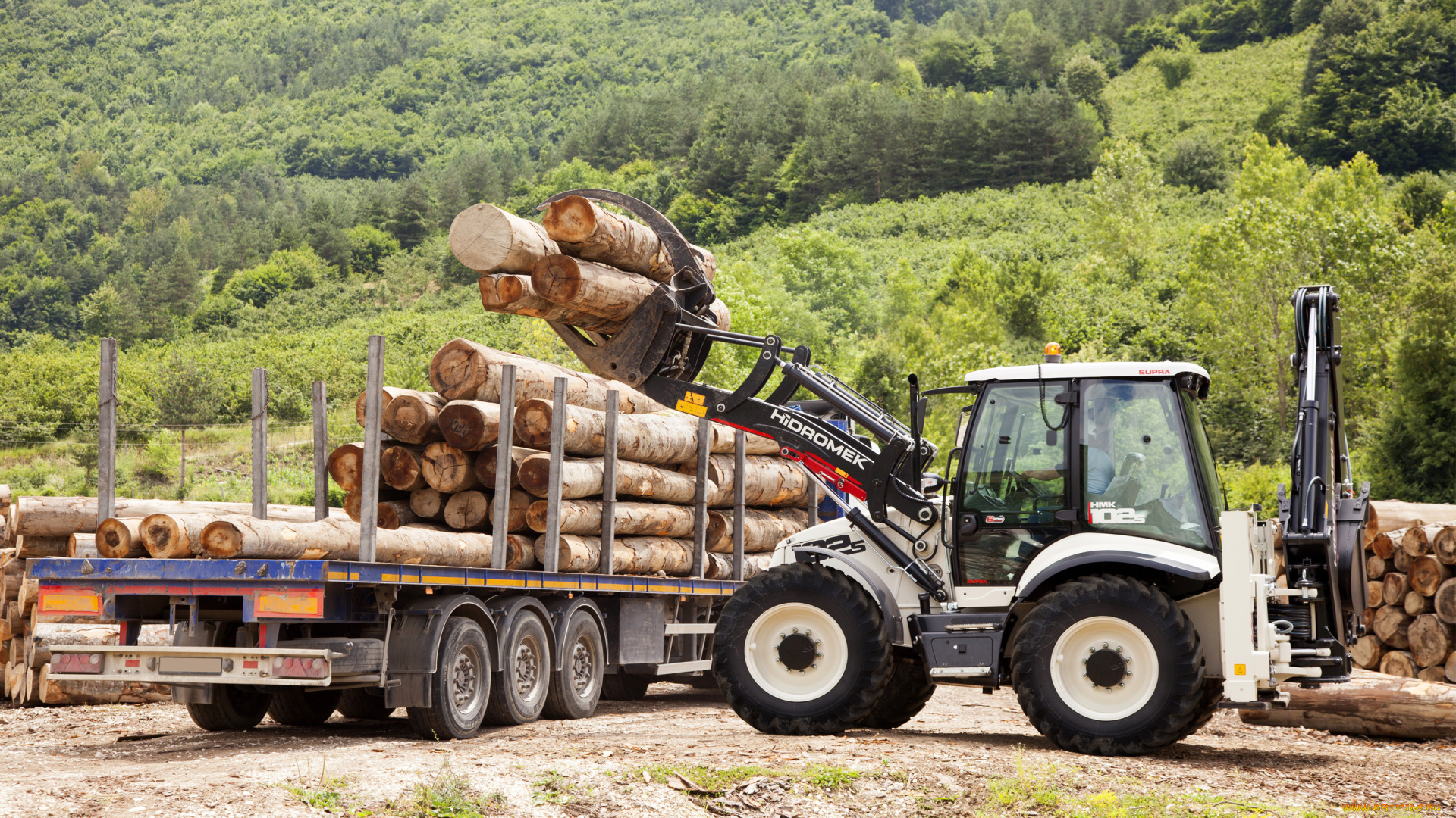 техника, фронтальные, погрузчики, hidromek