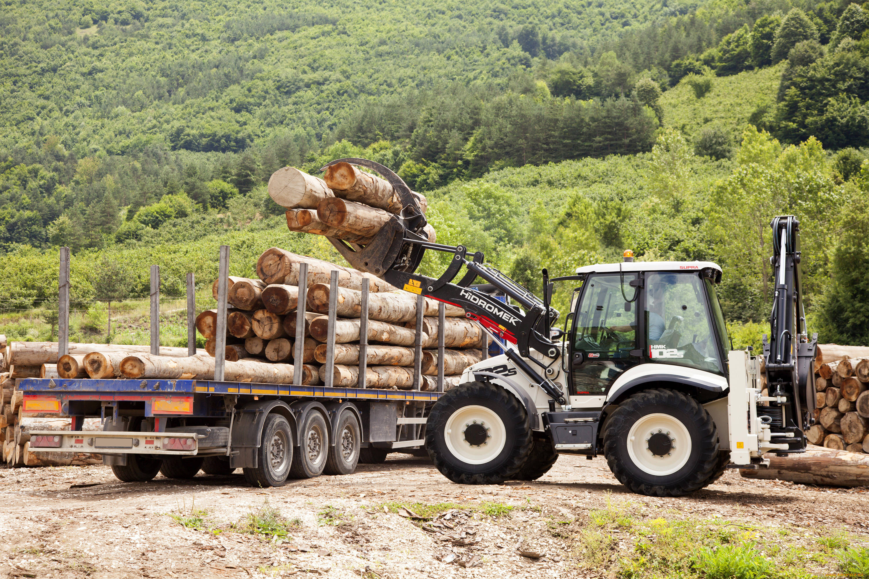 техника, фронтальные, погрузчики, hidromek