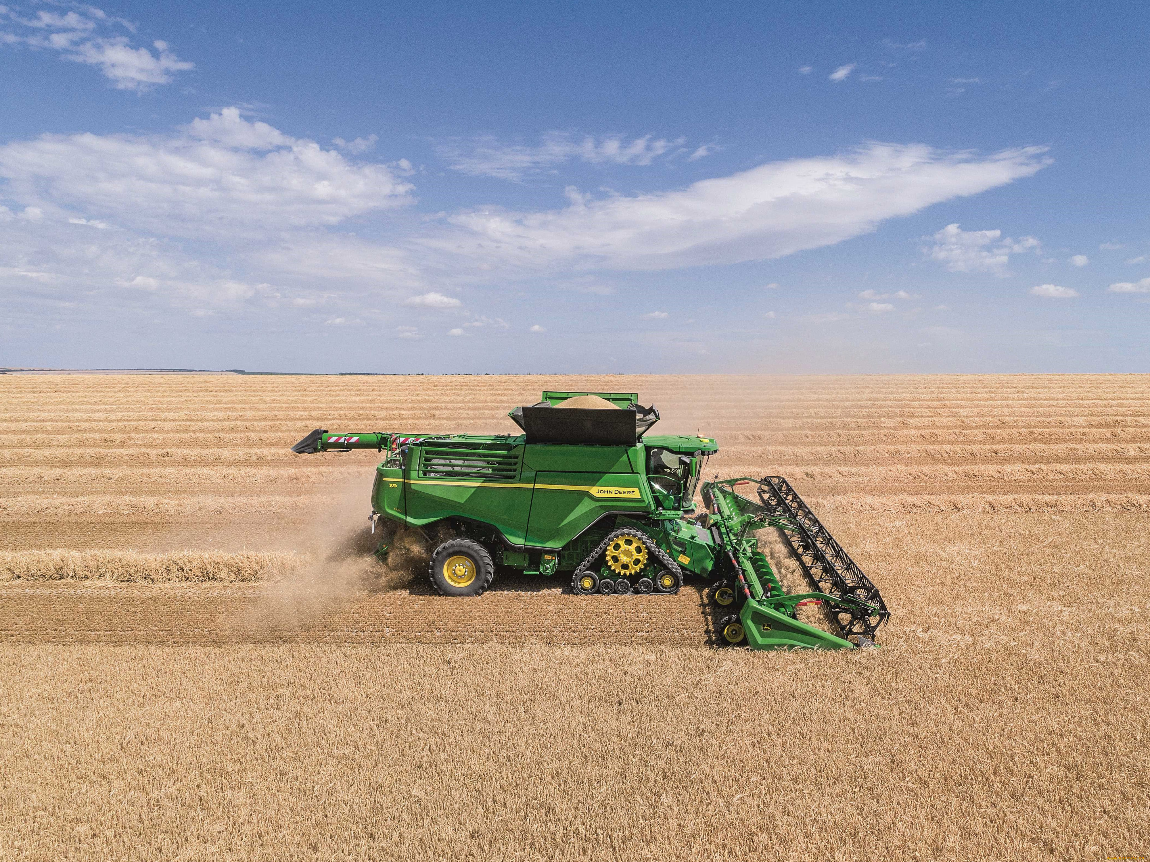 техника, комбайны, johndeere