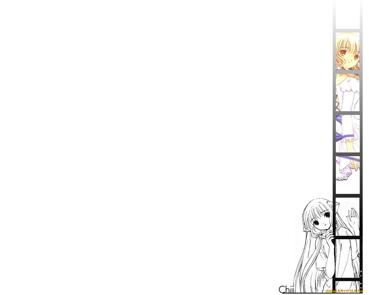 аниме, chobits