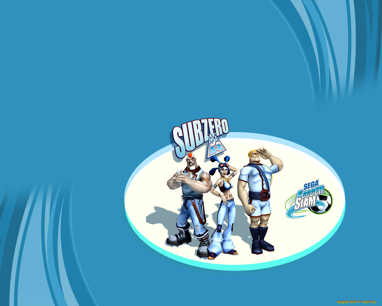 видео, игры, sega, soccer, slam