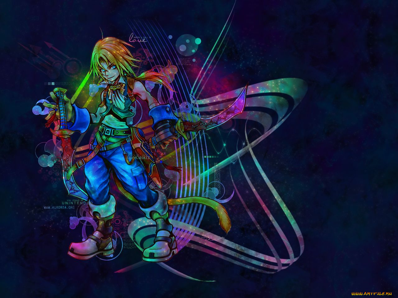 аниме, weapon, blood, technology