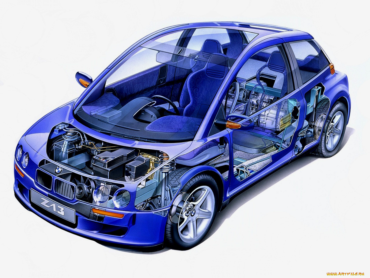 автомобили, рентген