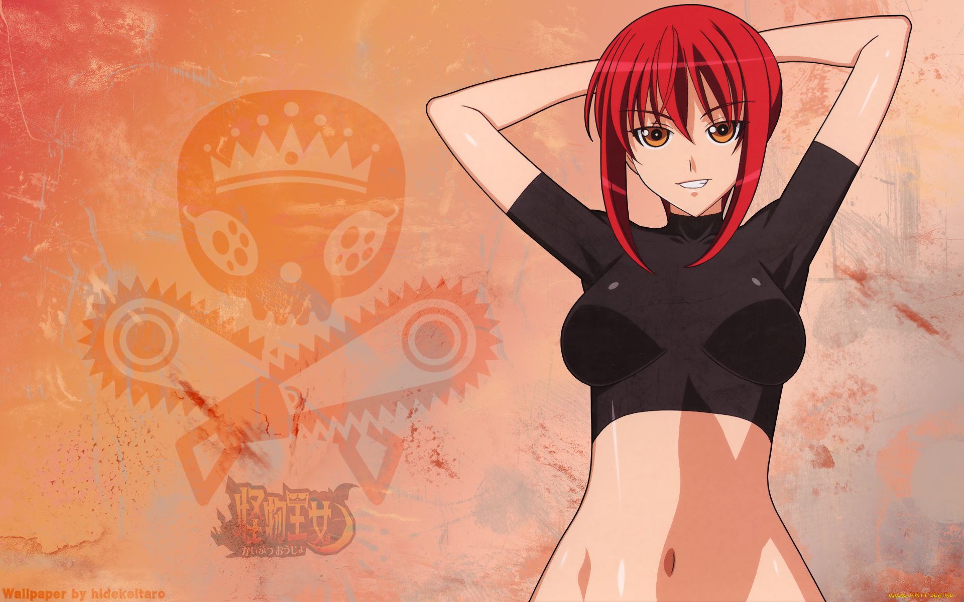 аниме, monster, princess