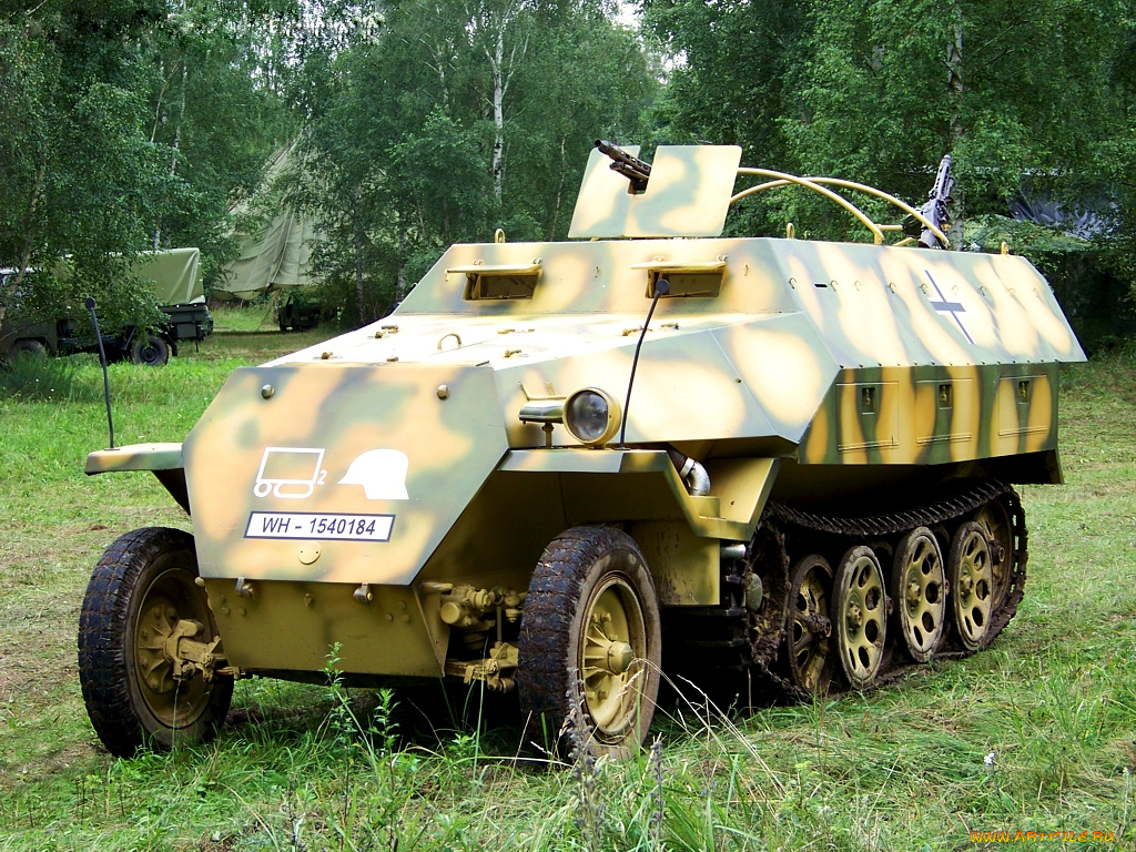 техника, военная, полугусеничная