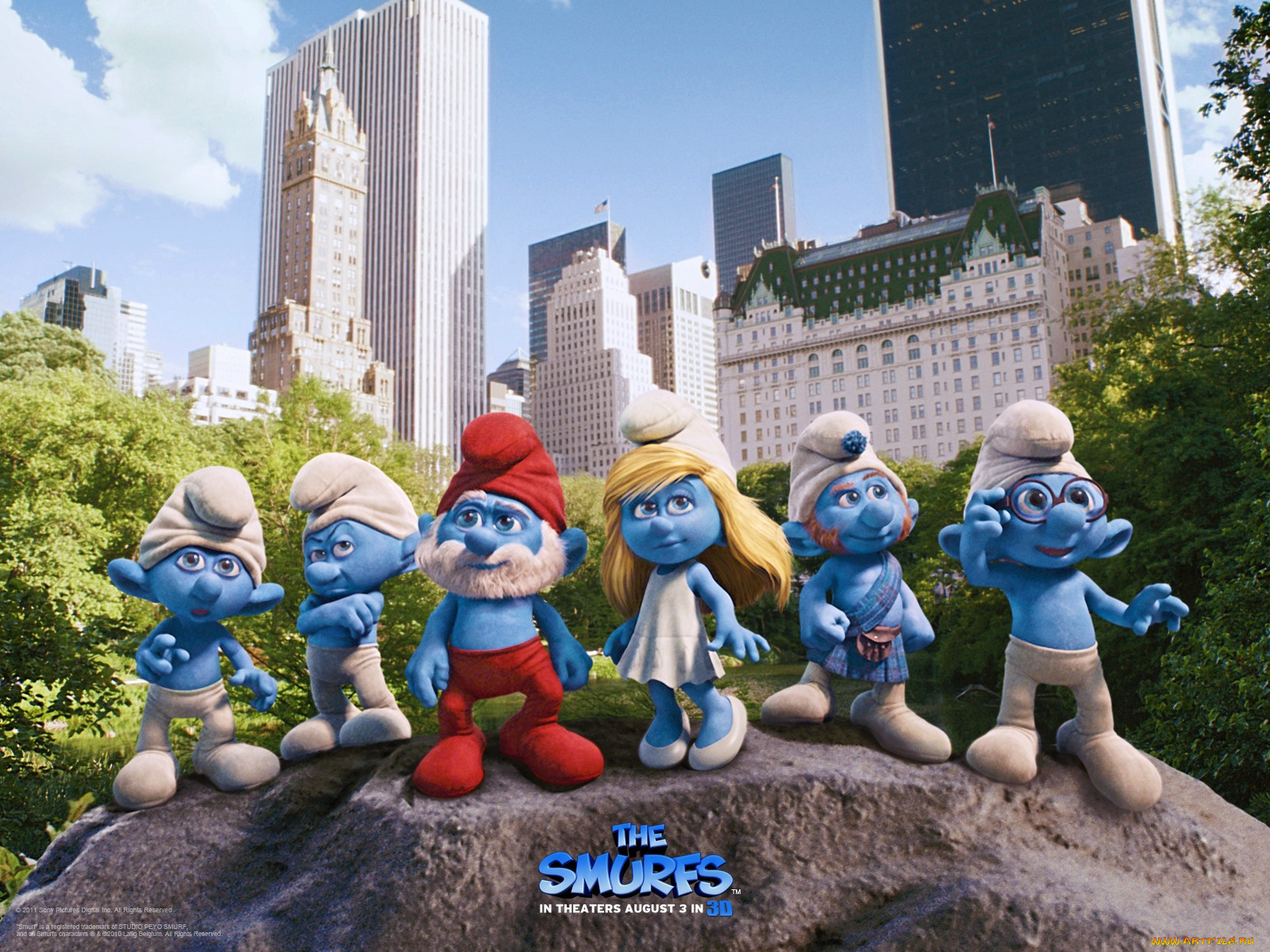 the, smurfs, мультфильмы