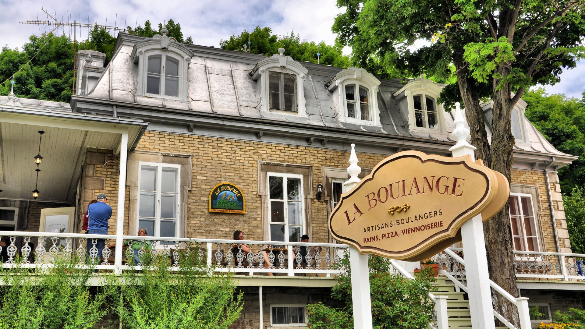 города, здания, дома, квебек, сен-жан