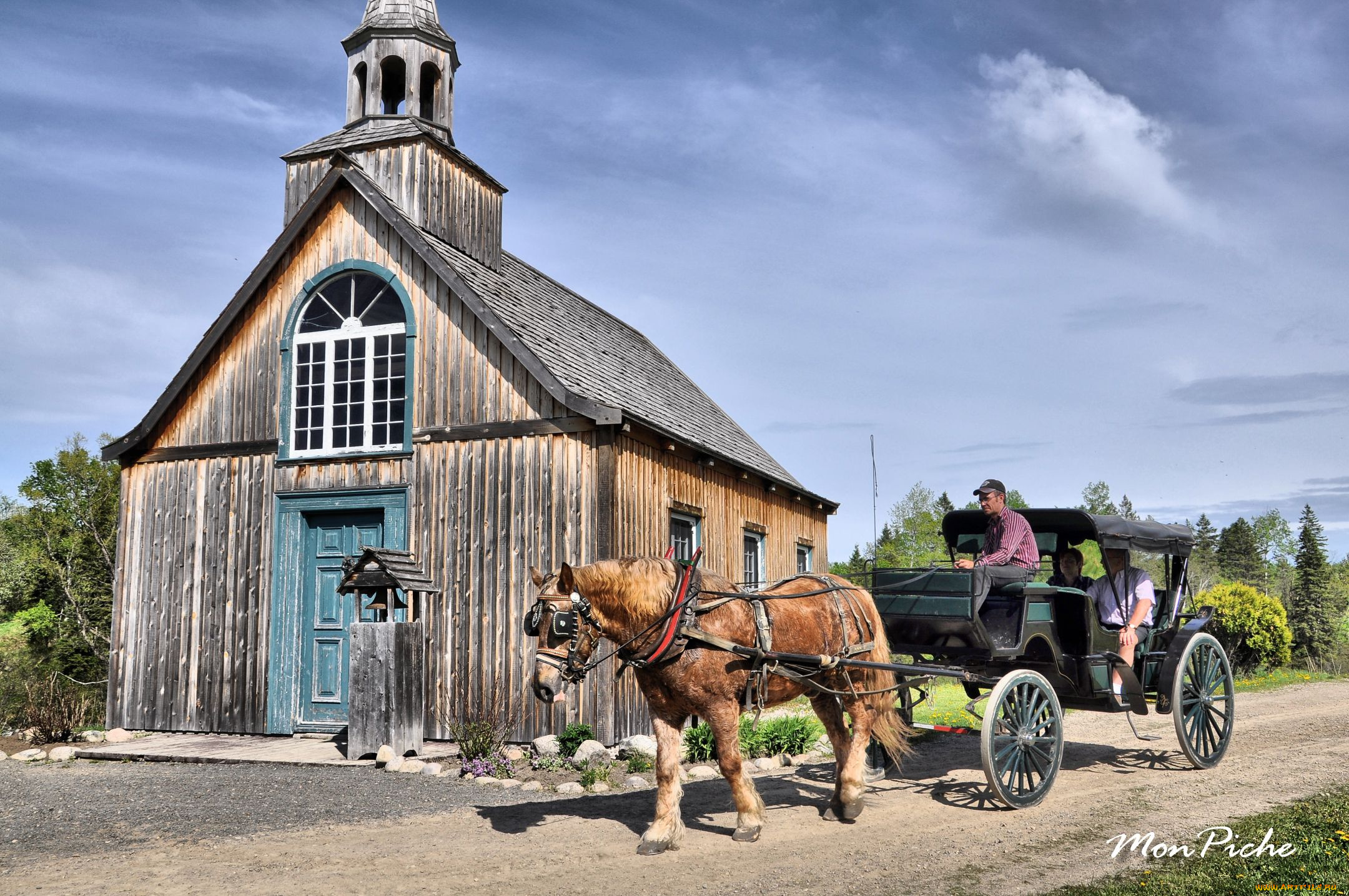 la, chapelle, saint, paulin, города, католические, соборы, костелы, аббатства, лошадь