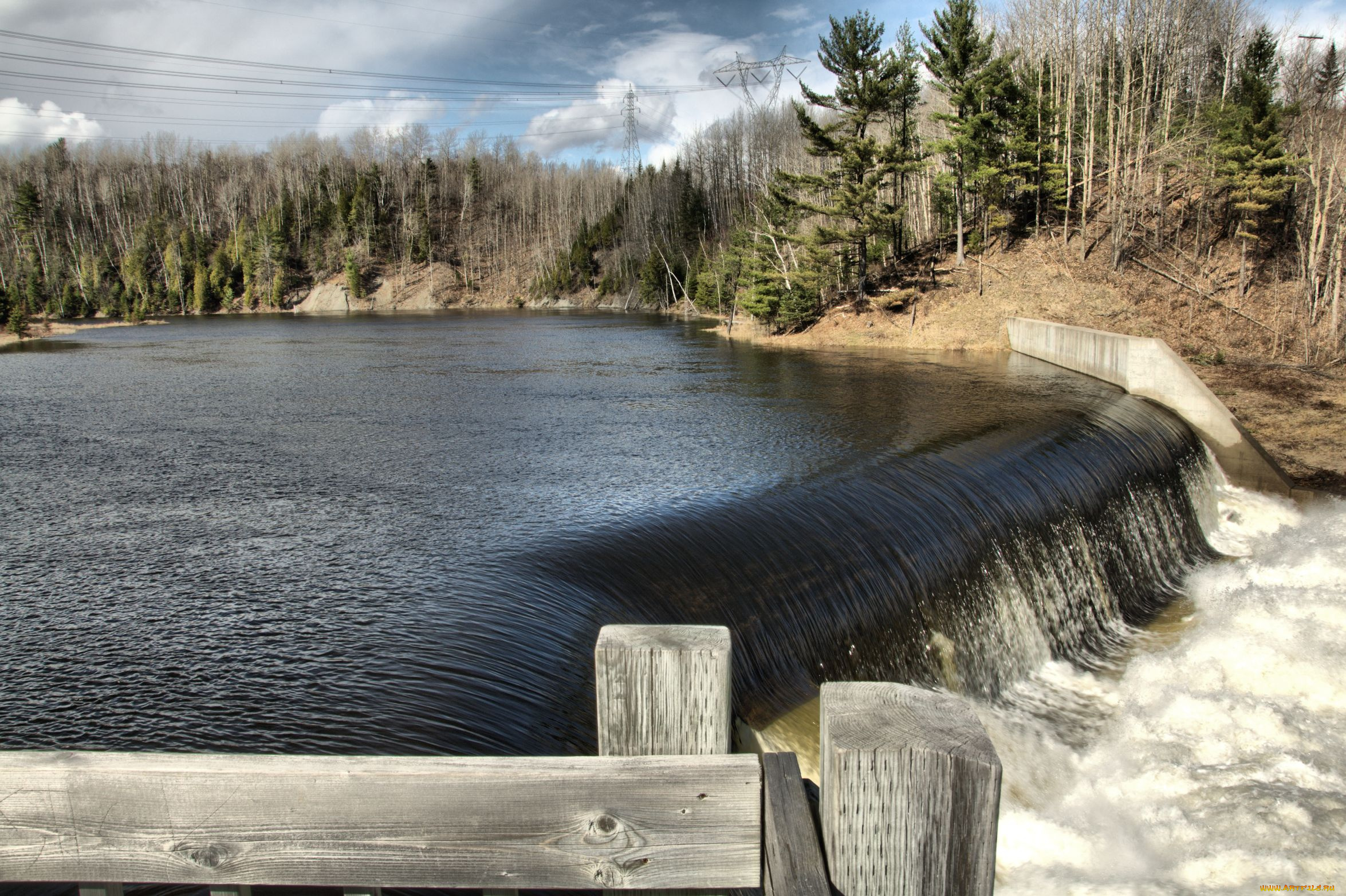 the, magnan, fall, природа, водопады, квебек