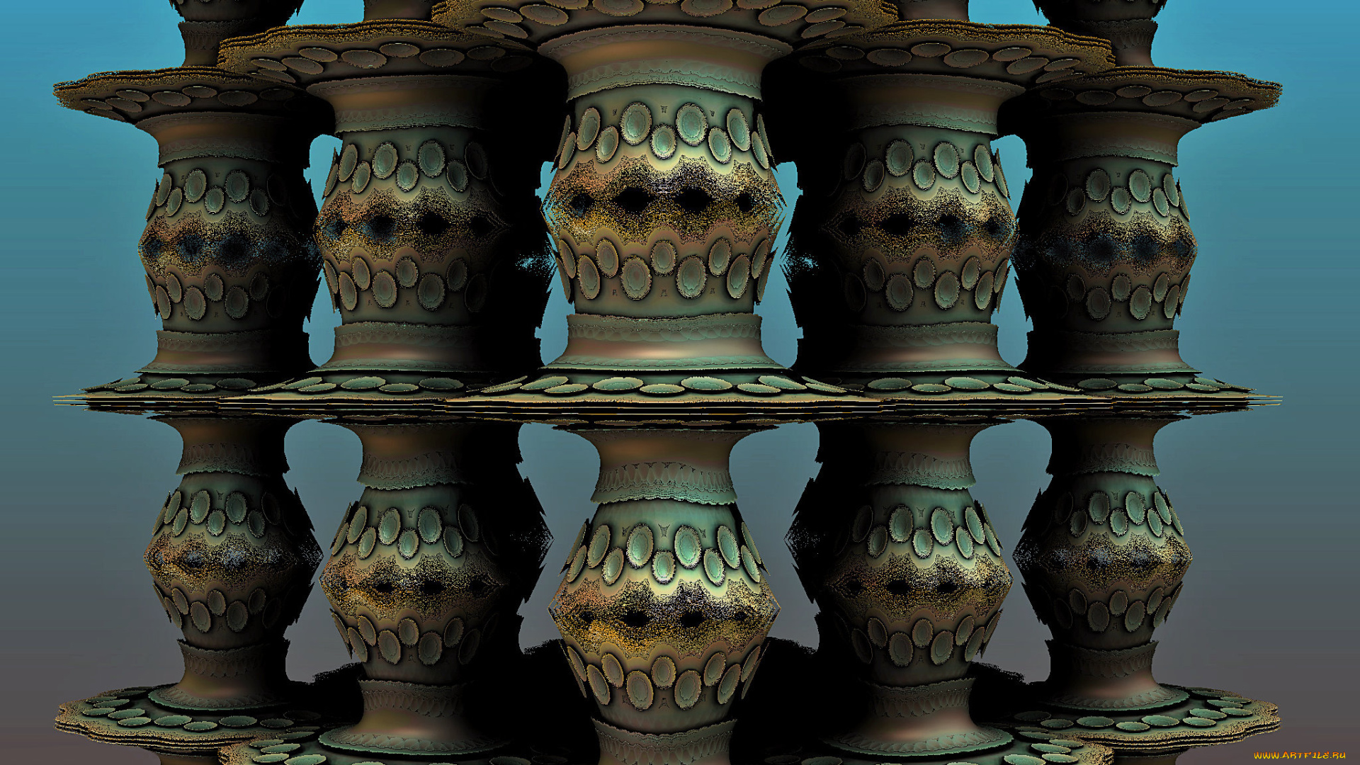 3д, графика, fractal, фракталы, фон, цвета, узор