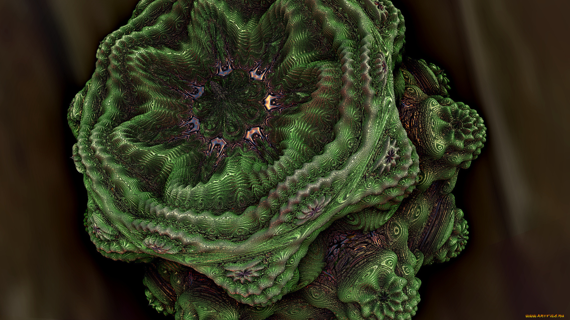 3д, графика, fractal, фракталы, узор, цвет, фон