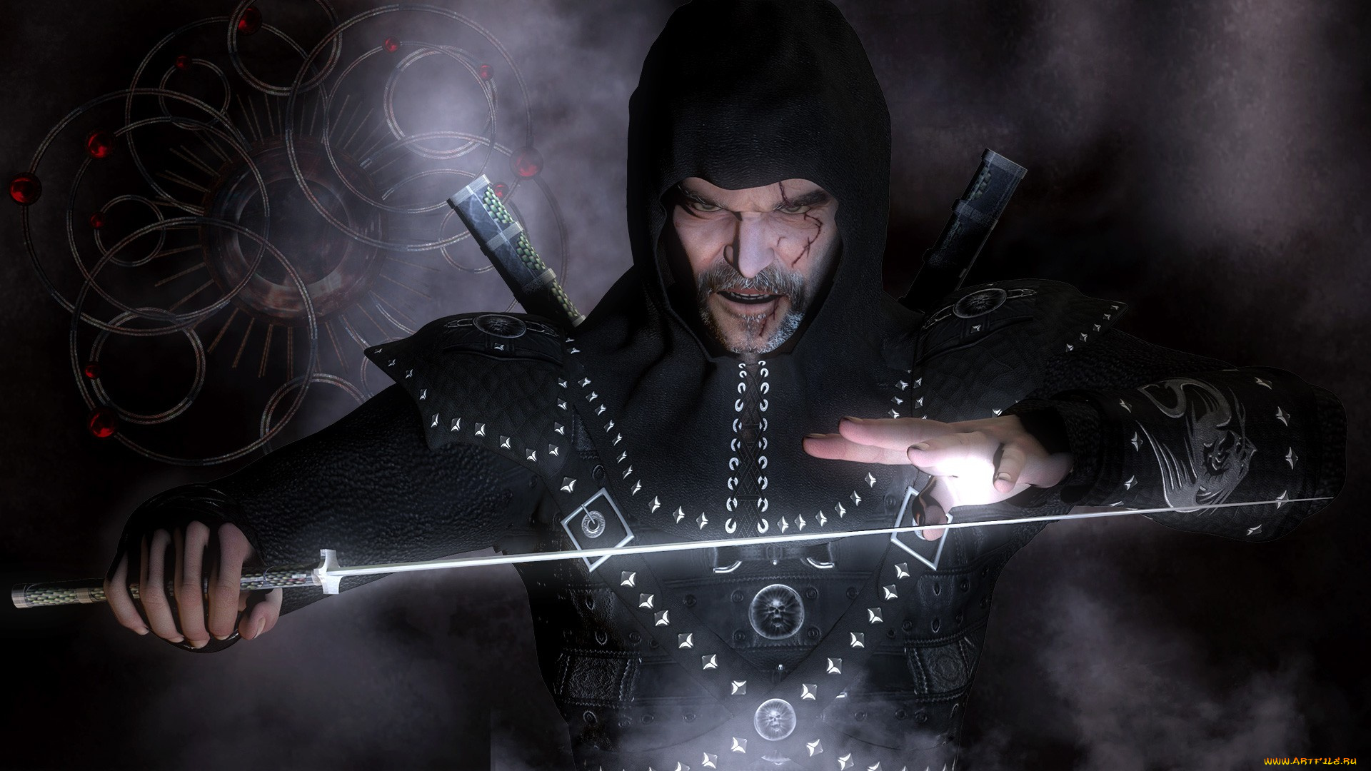 3д, графика, military, меч, воин