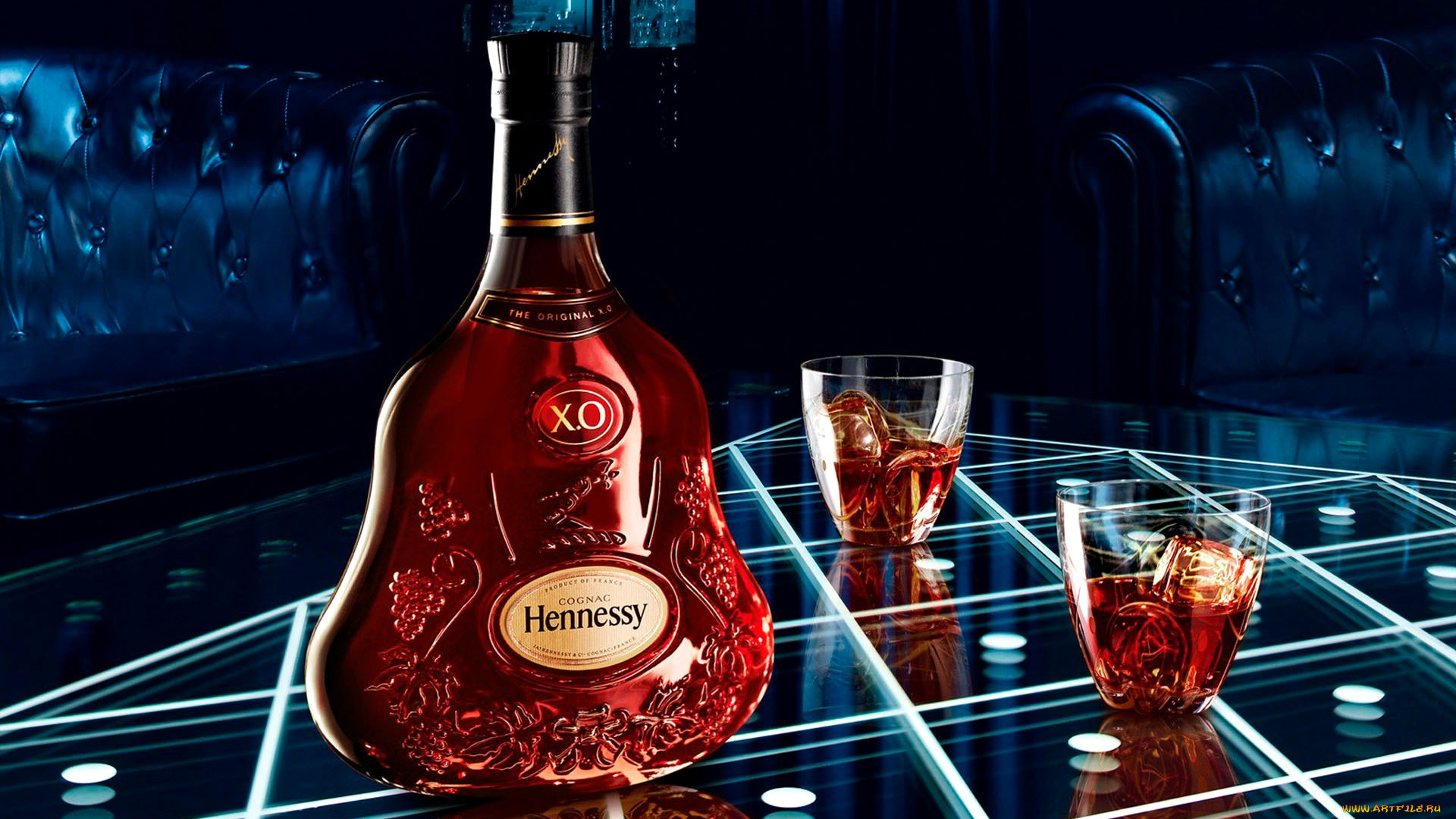 бренды, hennesy, рюмки, коньяк, хеннеси, бутылка