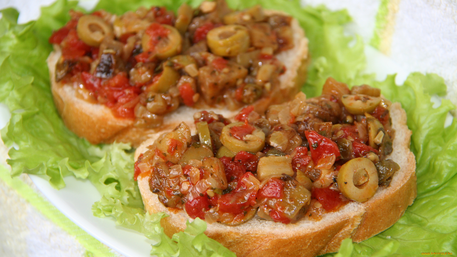 еда, бутерброды, гамбургеры, канапе, салат, листья