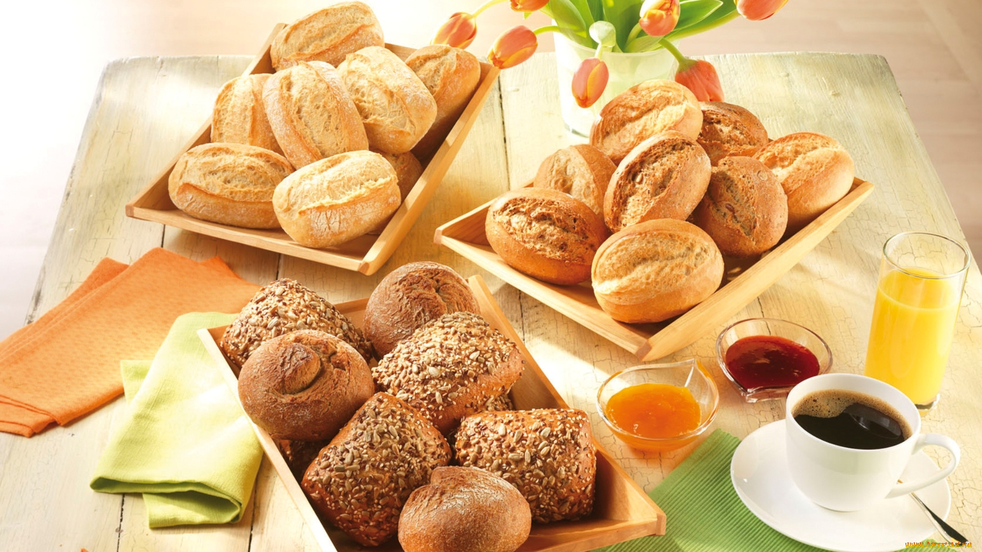 еда, хлеб, выпечка, булочки, кофе