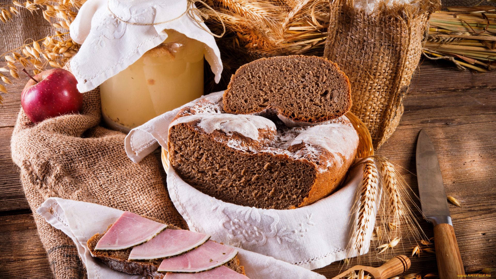еда, хлеб, выпечка, изобилие