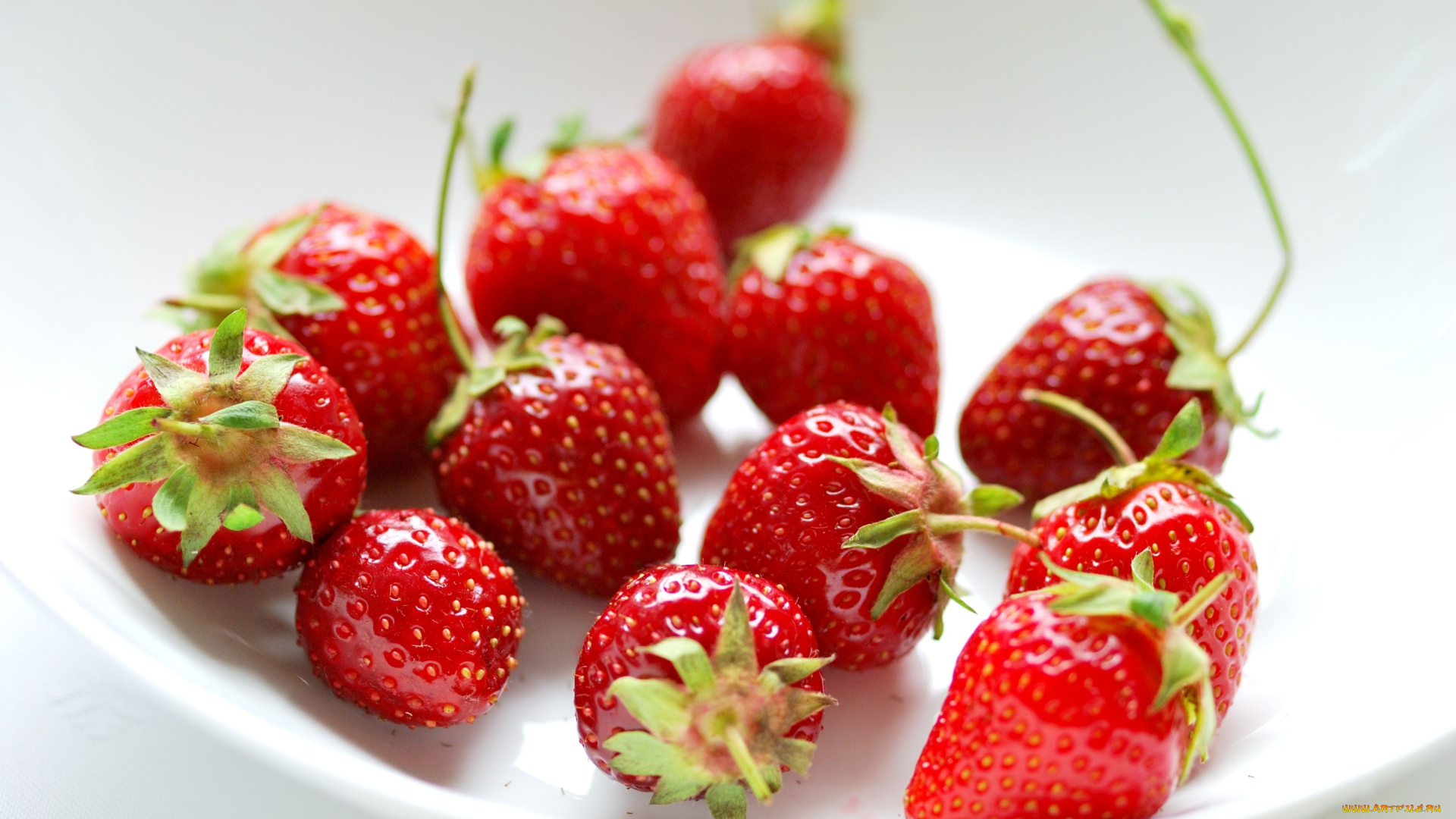 еда, клубника, земляника, тарелка, витамины, ягода