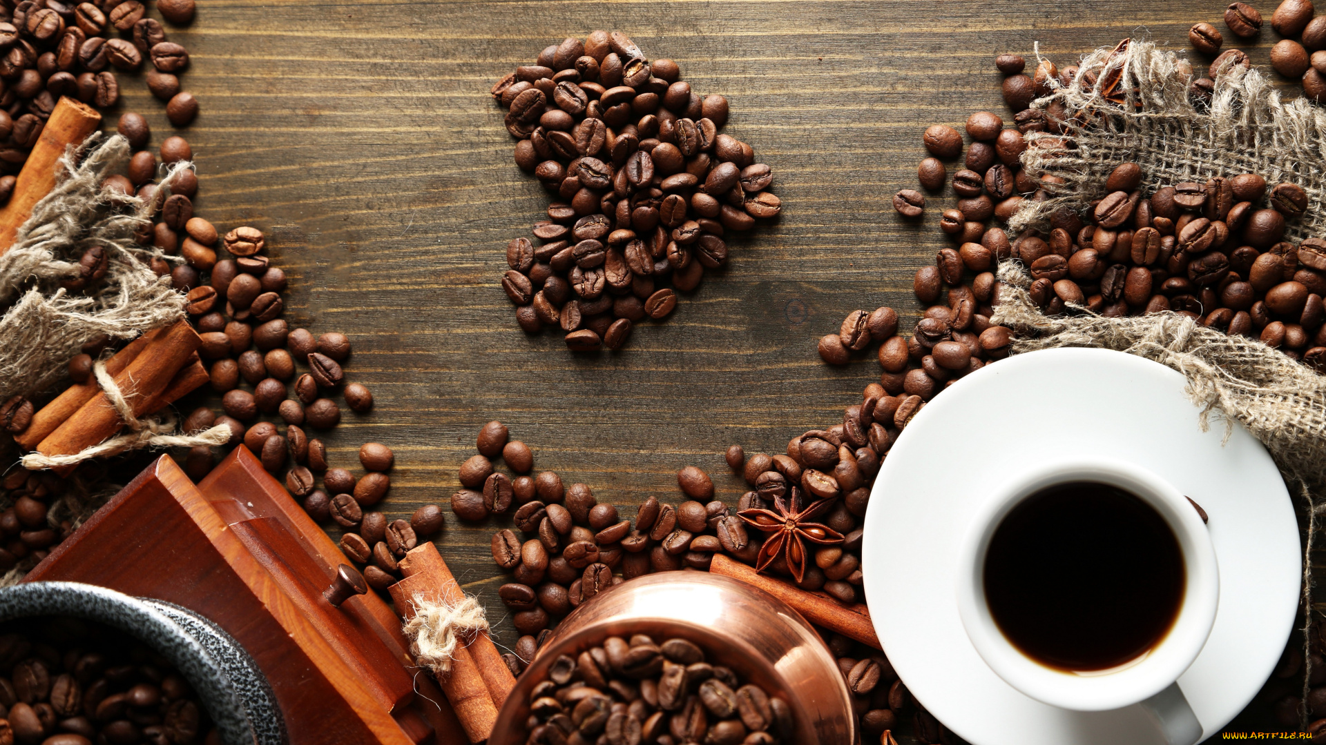 еда, кофе, кофейные, зёрна, напиток