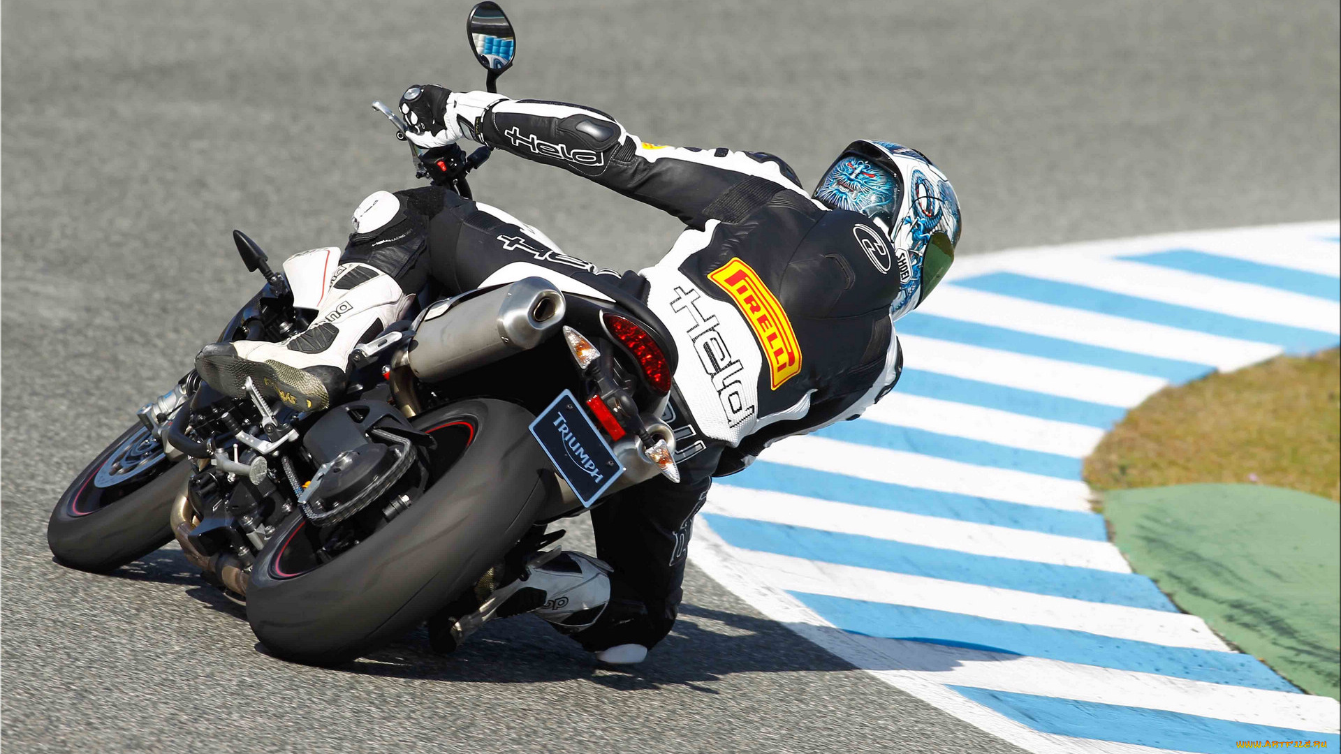 спорт, мотоспорт, motorcycle, triple, r, street, triumph, трек, гонка