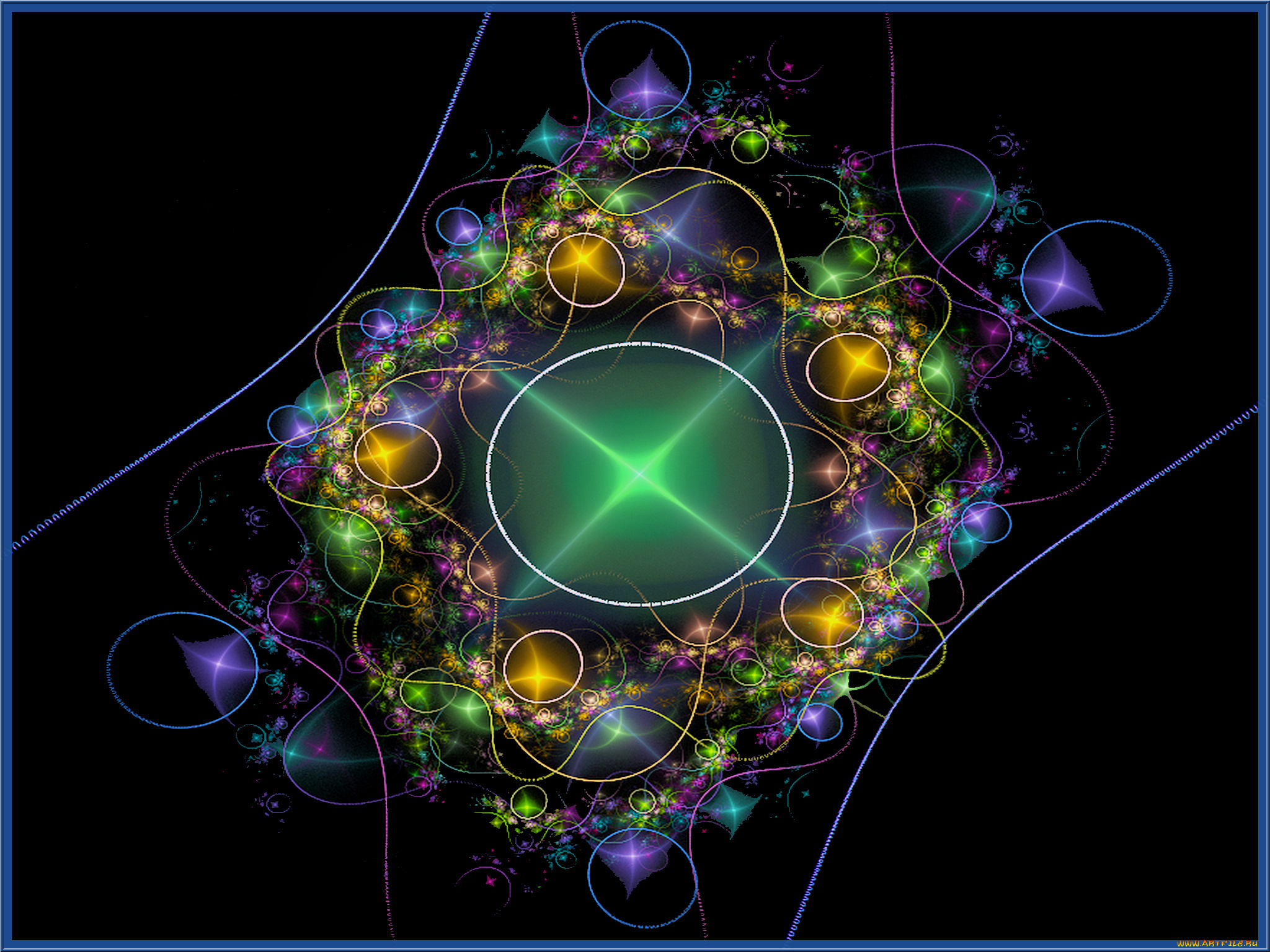 3д, графика, fractal, фракталы, фон, узор, цвет