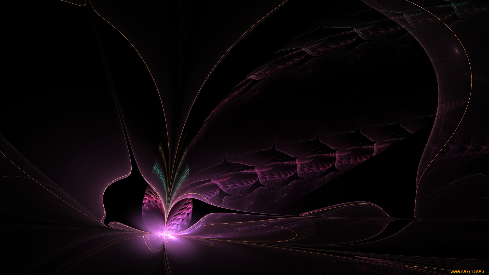 3д, графика, fractal, , фракталы, цвета, узор, фон