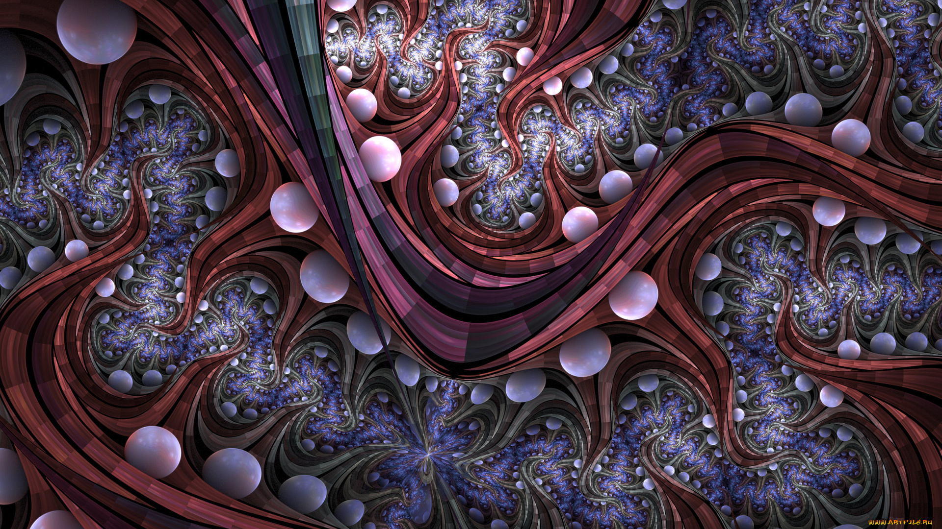 3д, графика, fractal, , фракталы, узор, фон, цвета