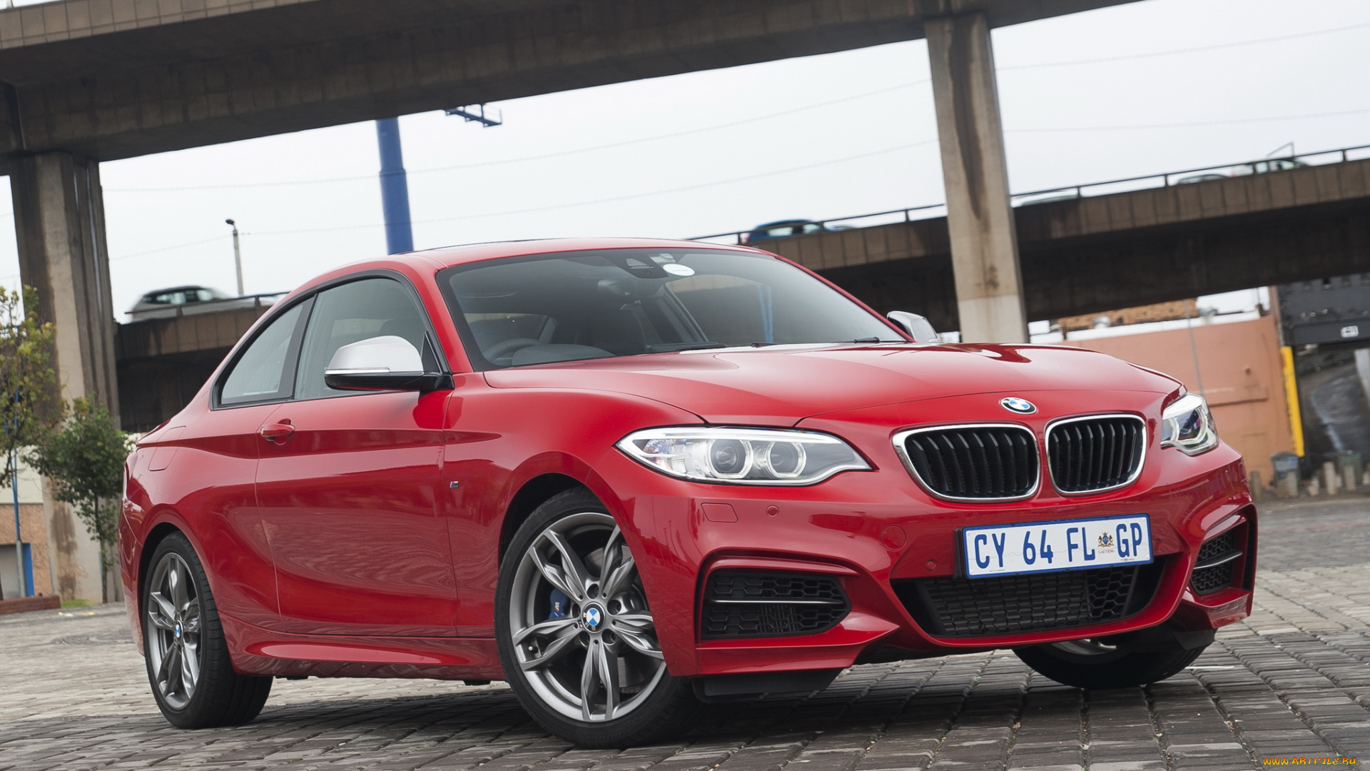 автомобили, bmw, m235i, coupе, za-spec, f22, 2014, красный