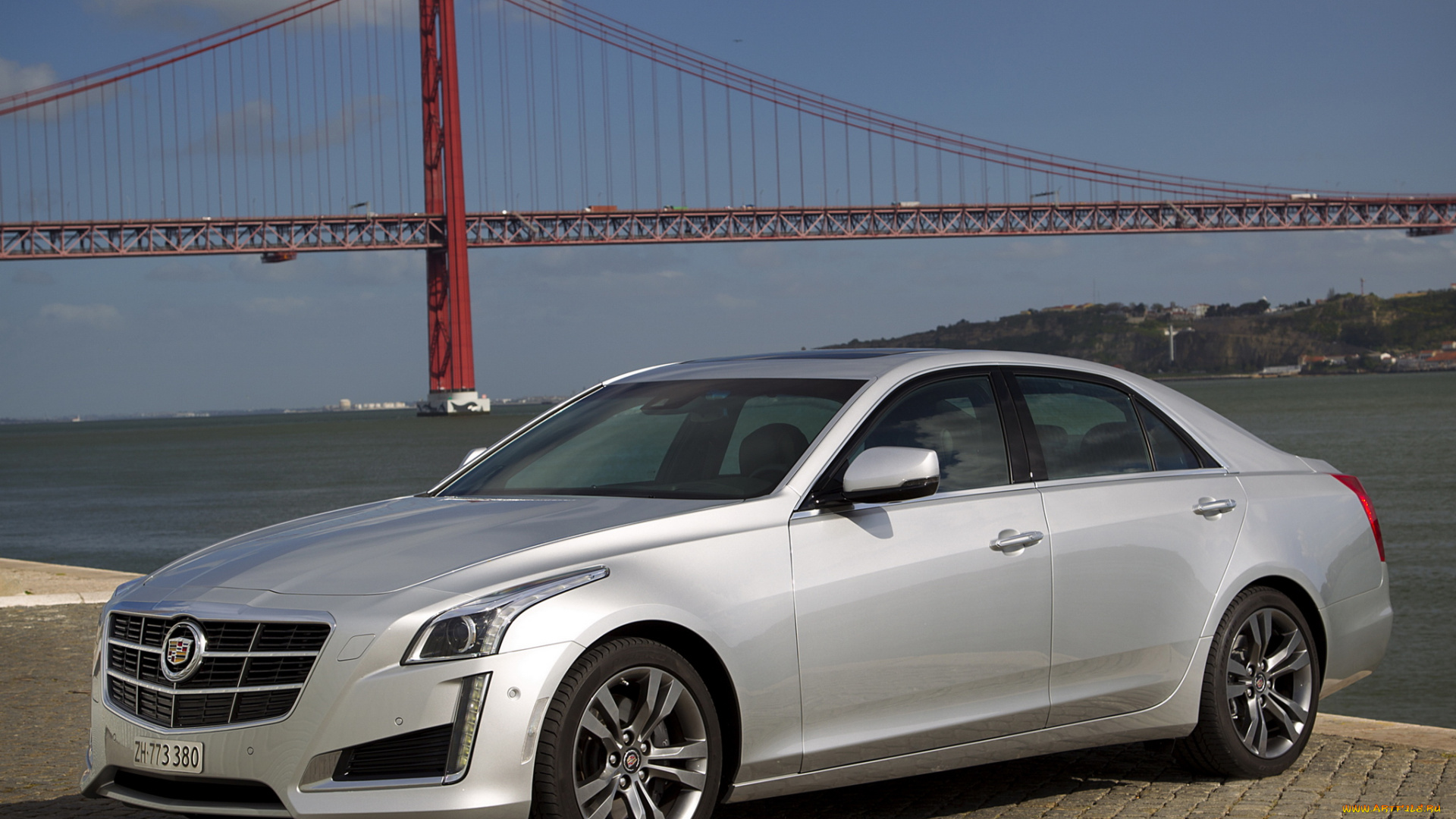 автомобили, cadillac, 2014, светлый, eu-spec, cts