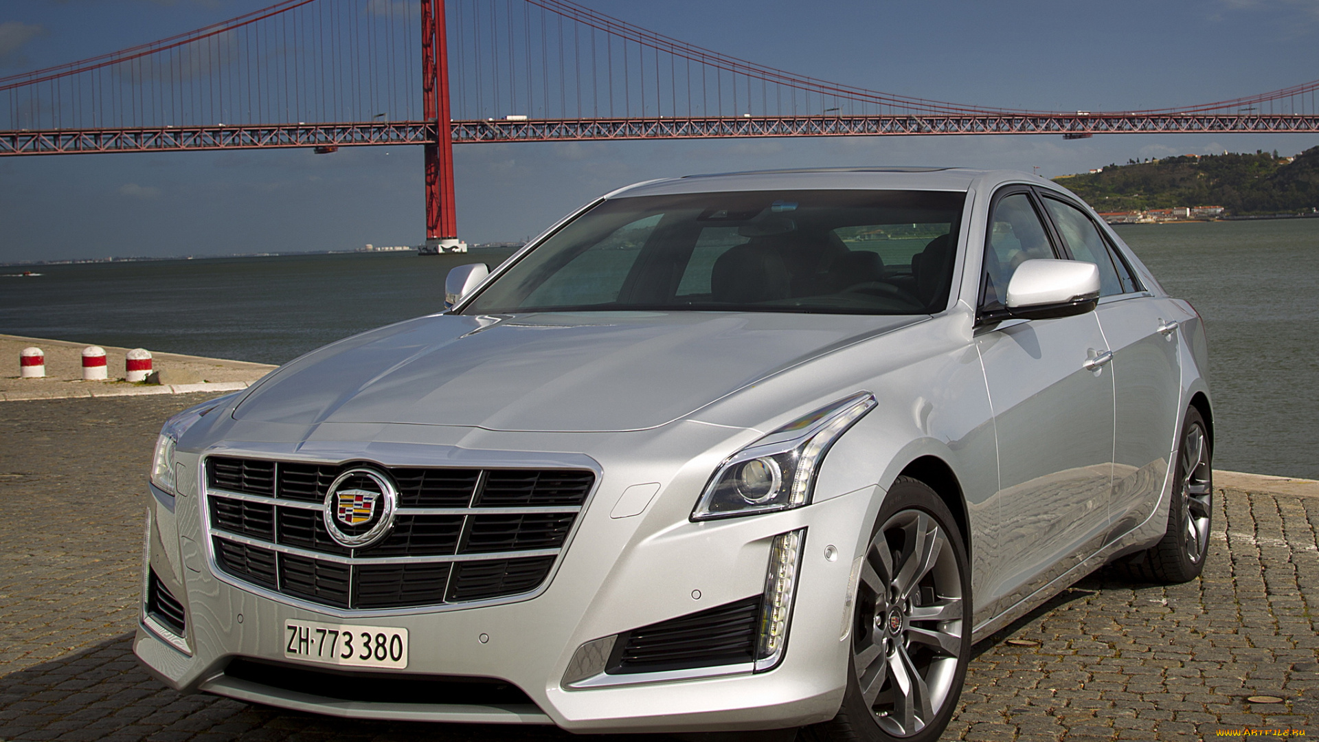 автомобили, cadillac, cts, светлый, eu-spec, 2014