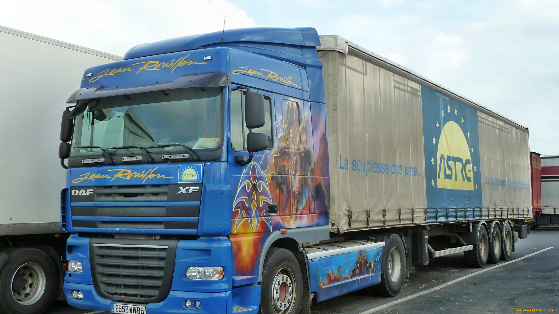 daf, автомобили, daf, , выставка, улица, контейнеровоз, тягач, грузовик