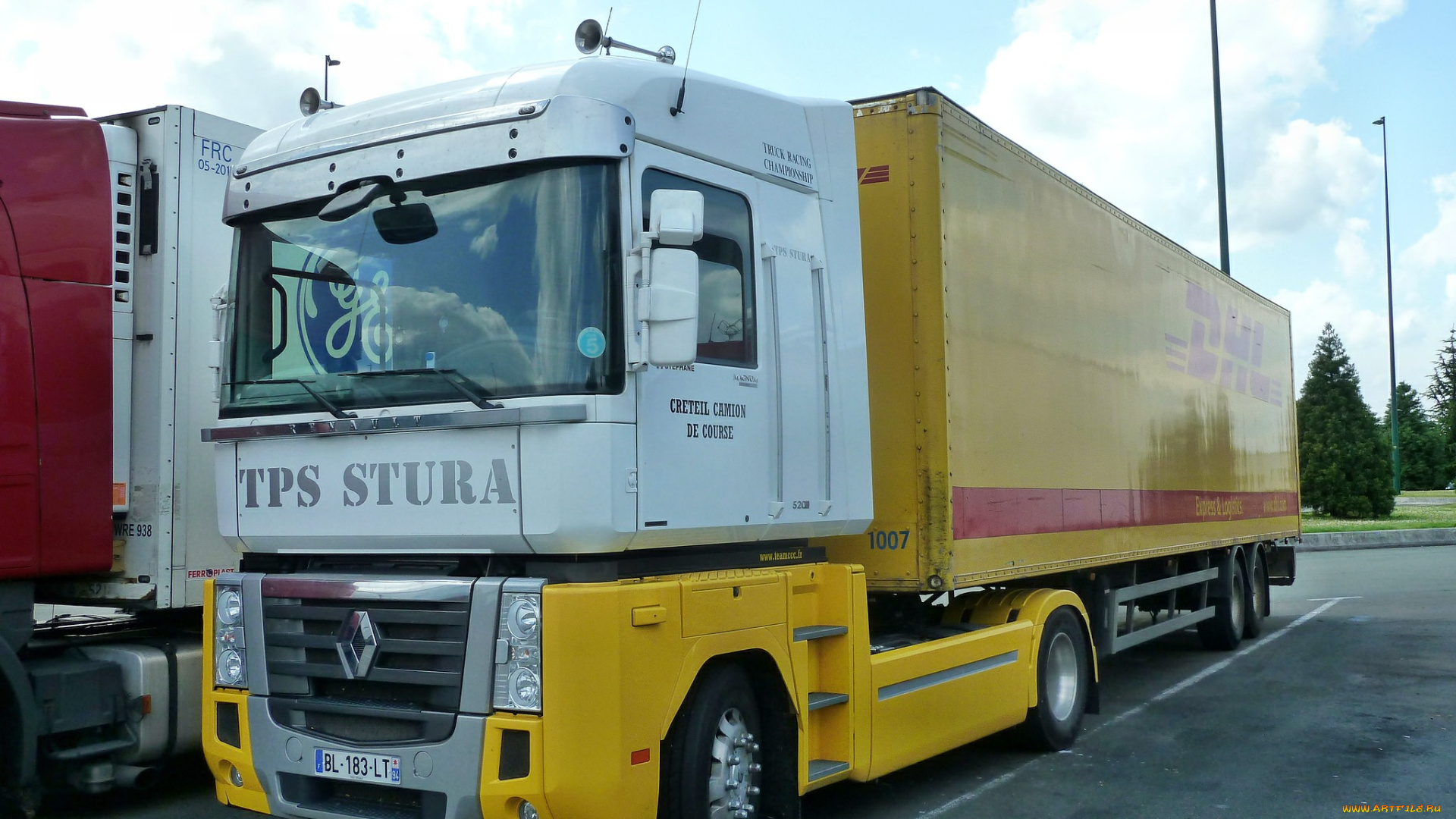 renault, автомобили, renault, trucks, контейнеровоз, тягач, грузовик