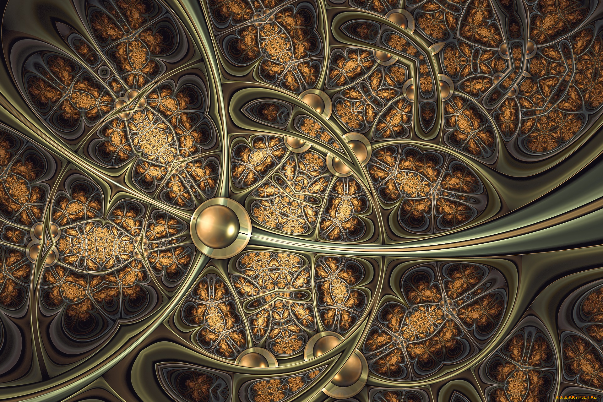 3д, графика, fractal, , фракталы, узор, фон, цвета