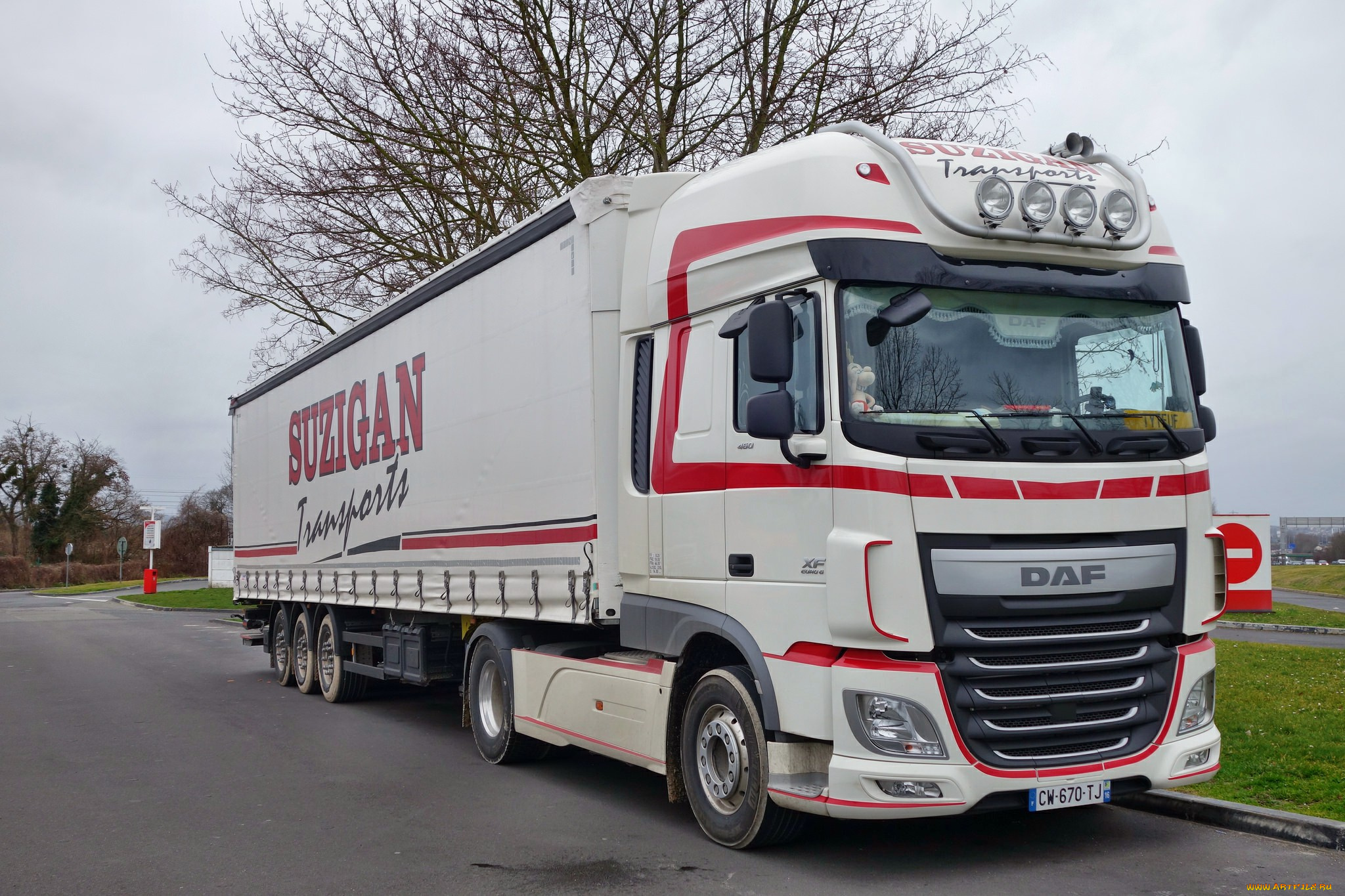 daf, автомобили, daf, , выставка, улица, контейнеровоз, грузовик, тягач