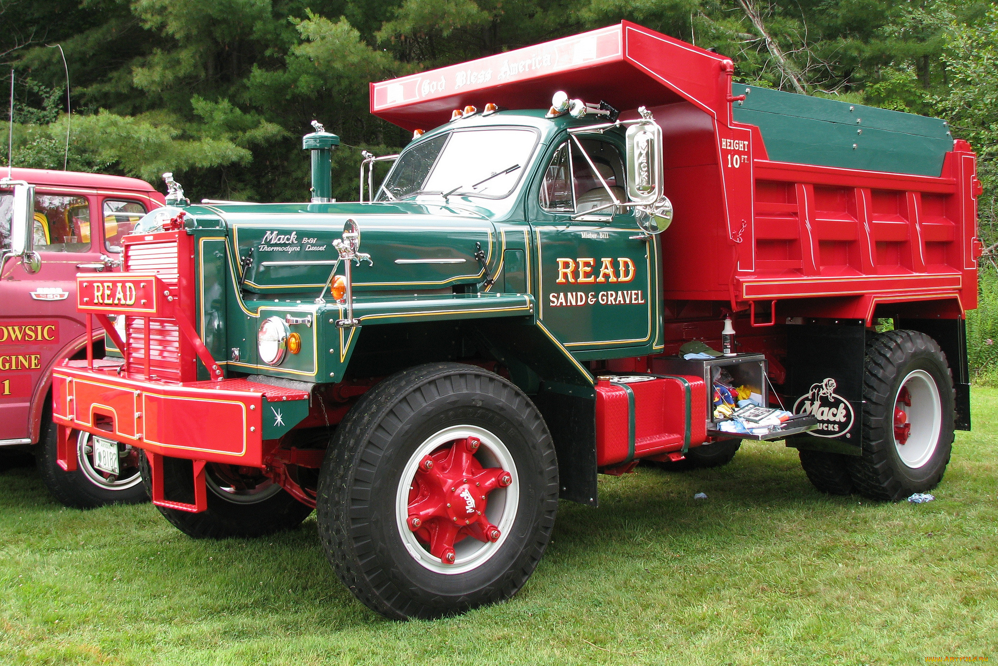 1961, mack, truck, model, b-81, автомобили, mack, trucks, inc, тяжелые, сша, грузовики