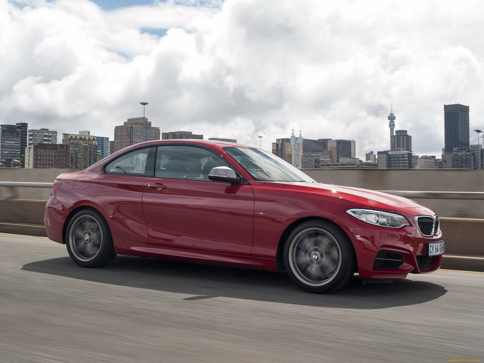 автомобили, bmw, m235i, coupе, za-spec, f22, 2014, красный