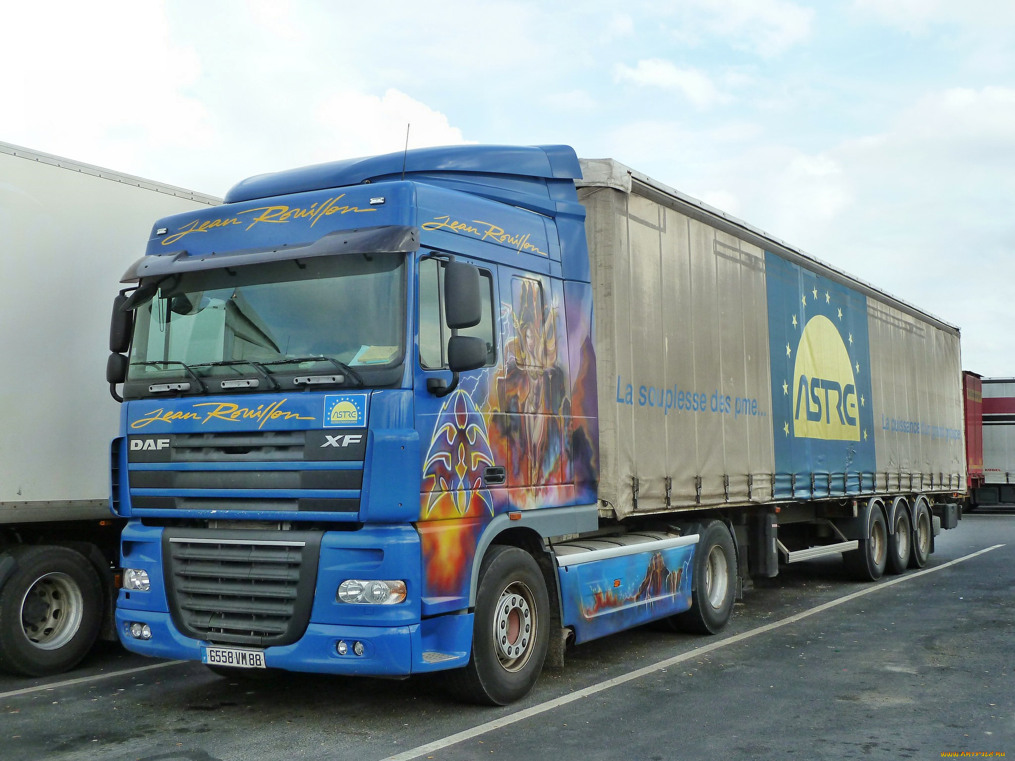 daf, автомобили, daf, , выставка, улица, контейнеровоз, тягач, грузовик