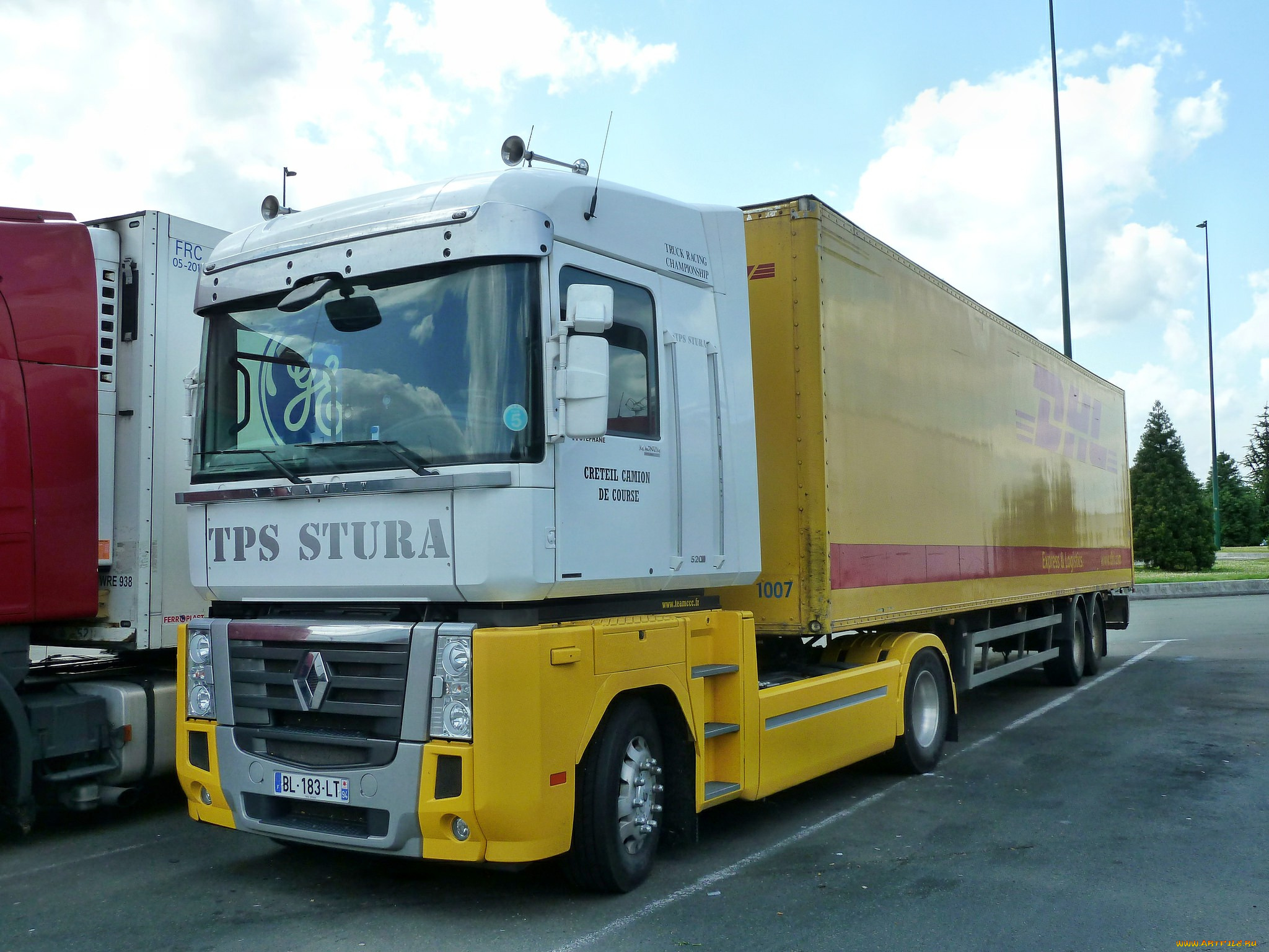 renault, автомобили, renault, trucks, контейнеровоз, тягач, грузовик