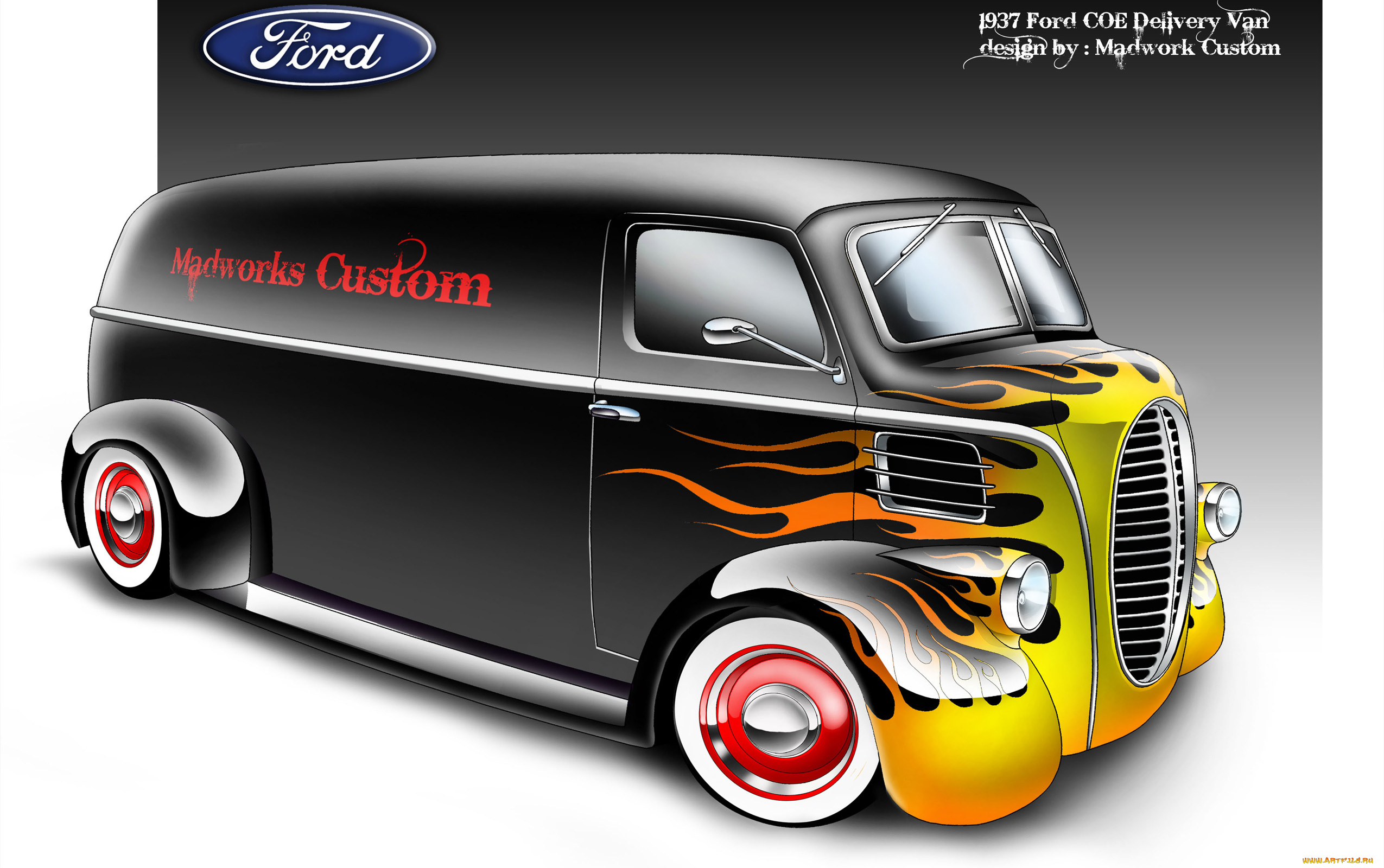 автомобили, рисованные, paint, coe, ford