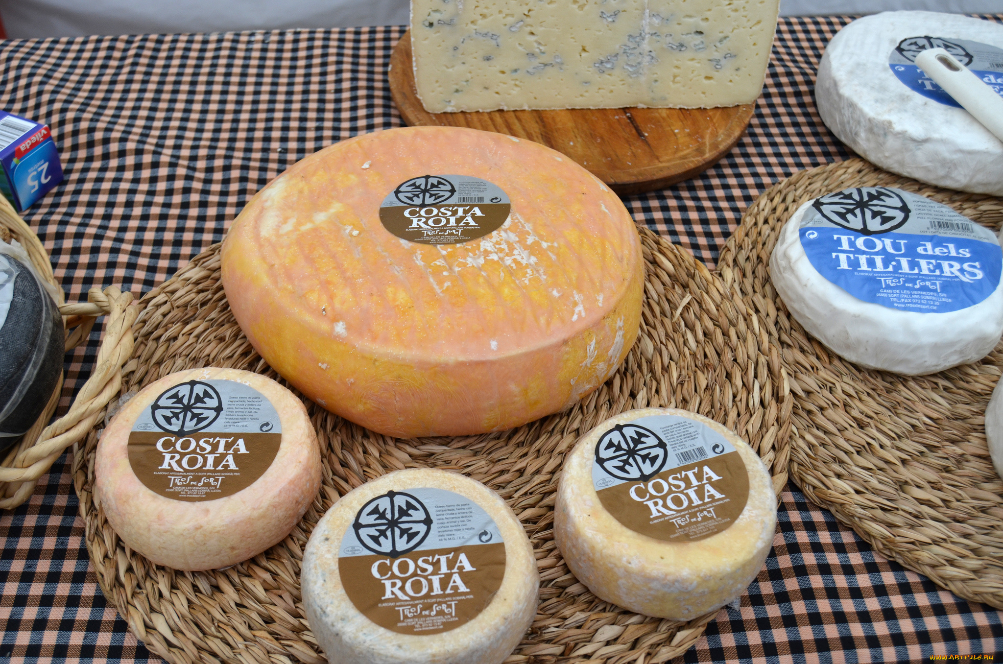 formatges, de, tros, de, sort, еда, сырные, изделия, сыр