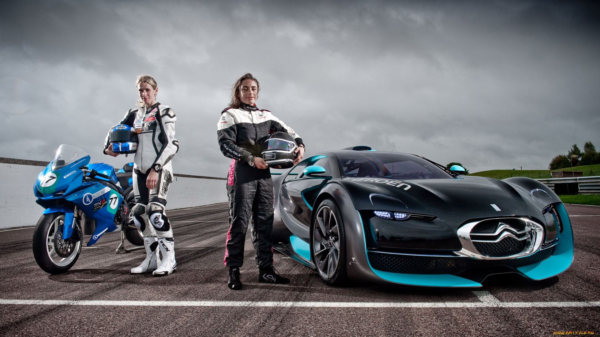 2010, citroen, survolt, concept, автомобили, -авто, с, девушками, car, трасса, bike, девушки, citroen, 2010, survolt, concept