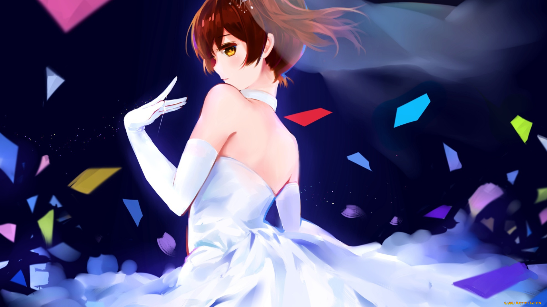 аниме, kantai, collection, девушка, kaga