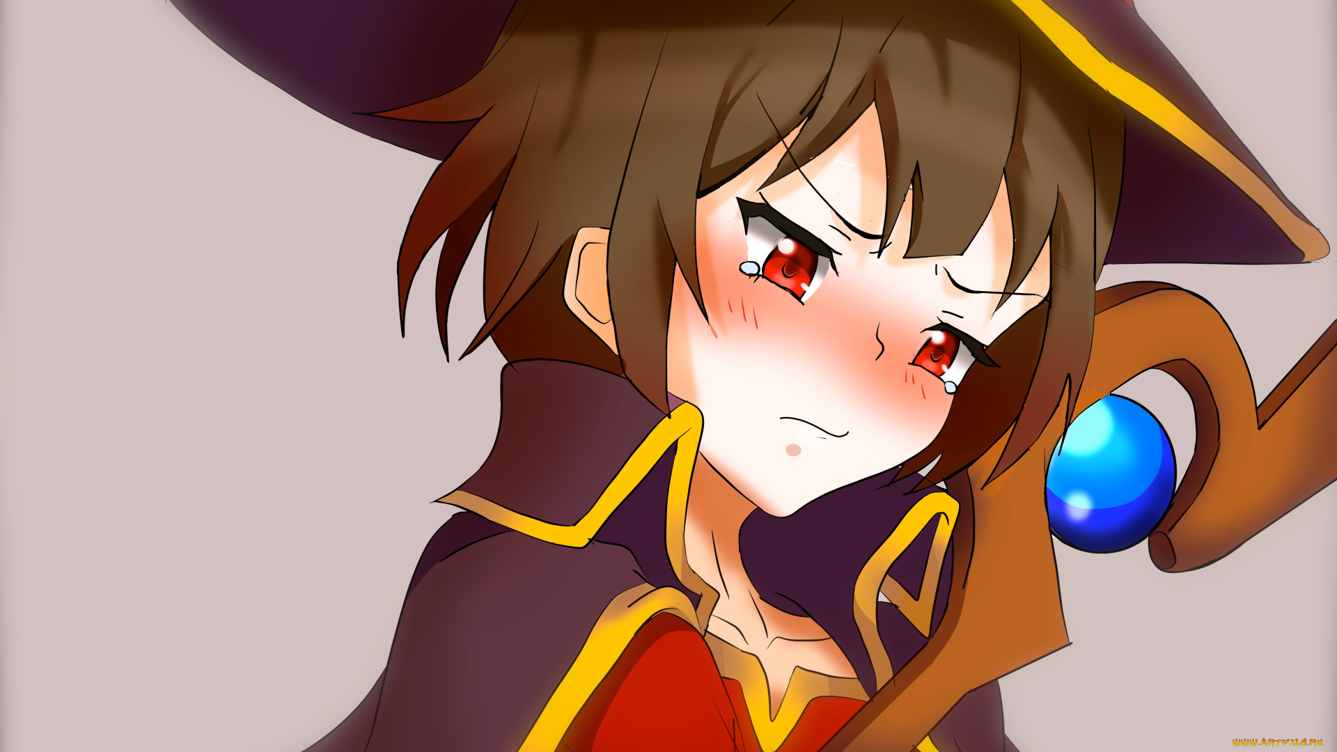 аниме, kono, subarashii, sekai, ni, shukufuku, wo, мэгумин, девушка