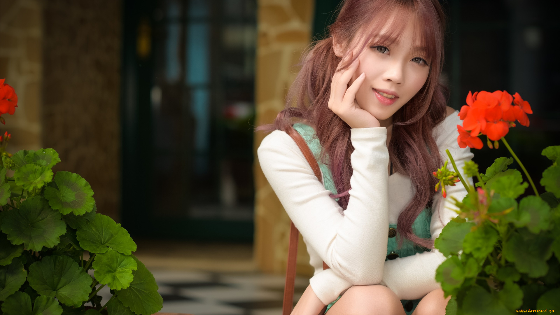 девушки, -unsort, , азиатки, девушка, азиатка, лето