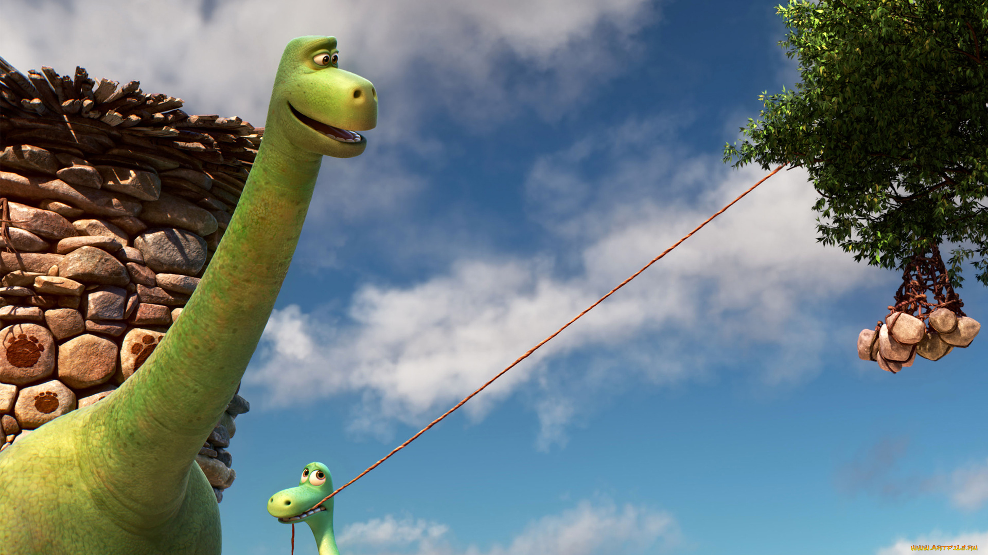 мультфильмы, the, good, dinosaur, динозавры