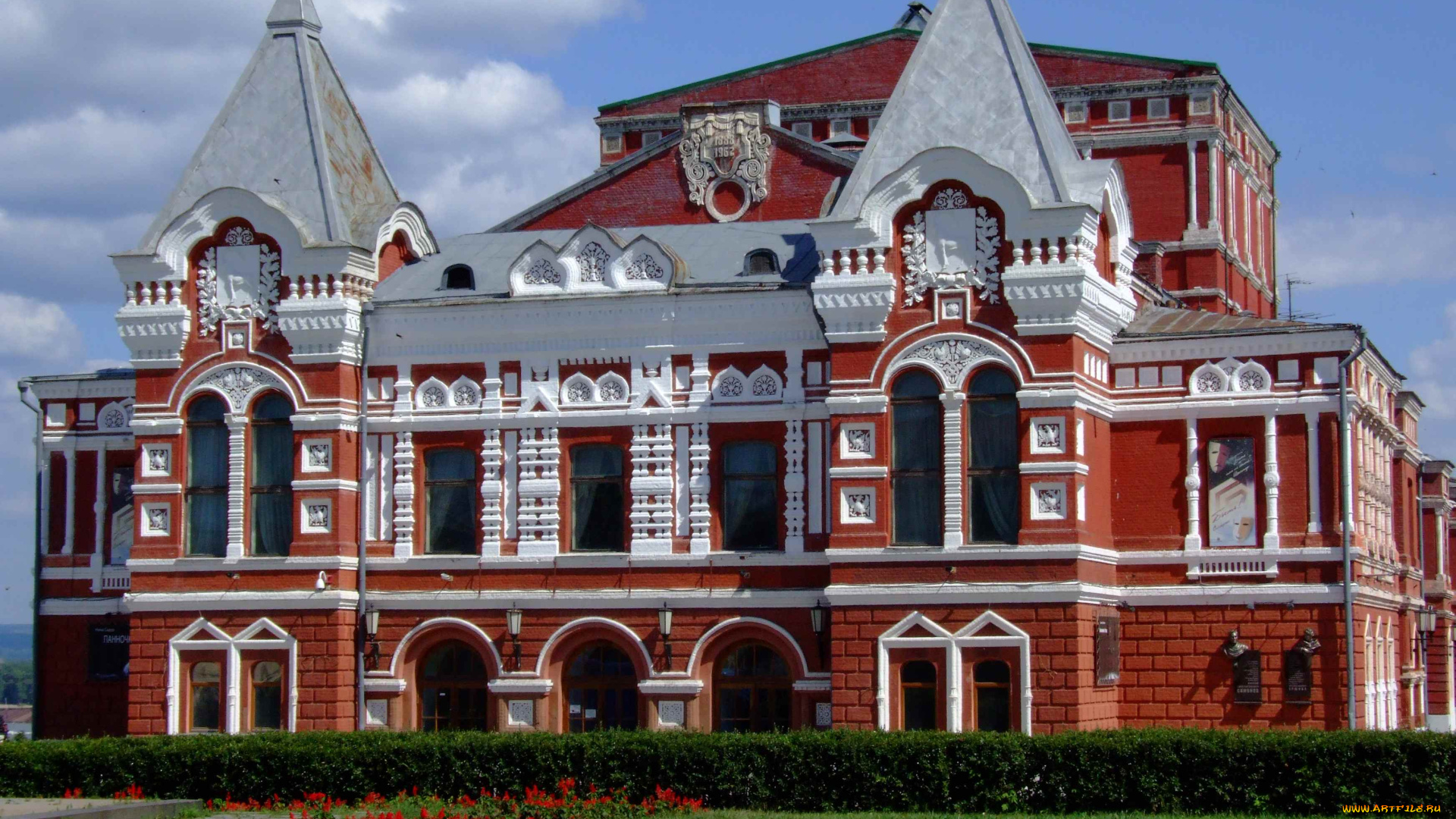 самара, города, -, здания, , дома, театр