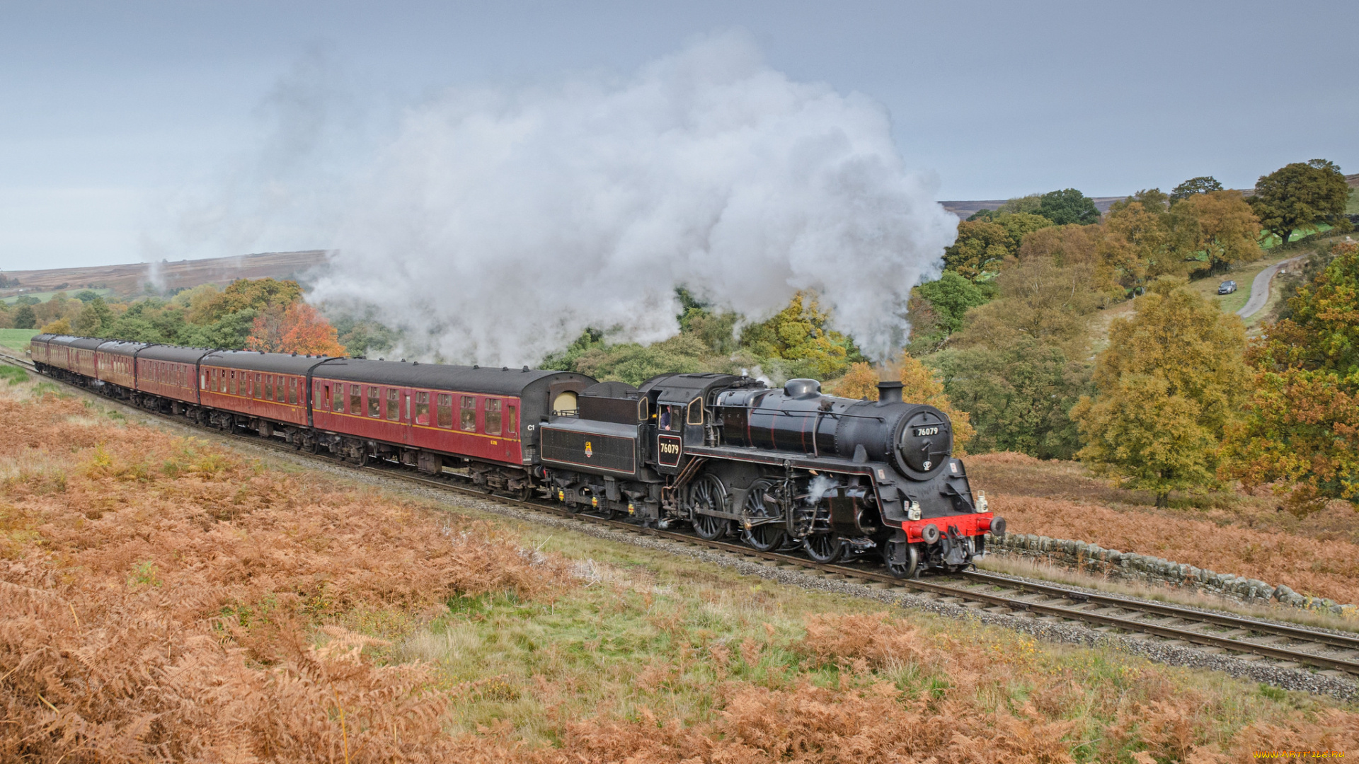 техника, паровозы, паровоз, рельсы