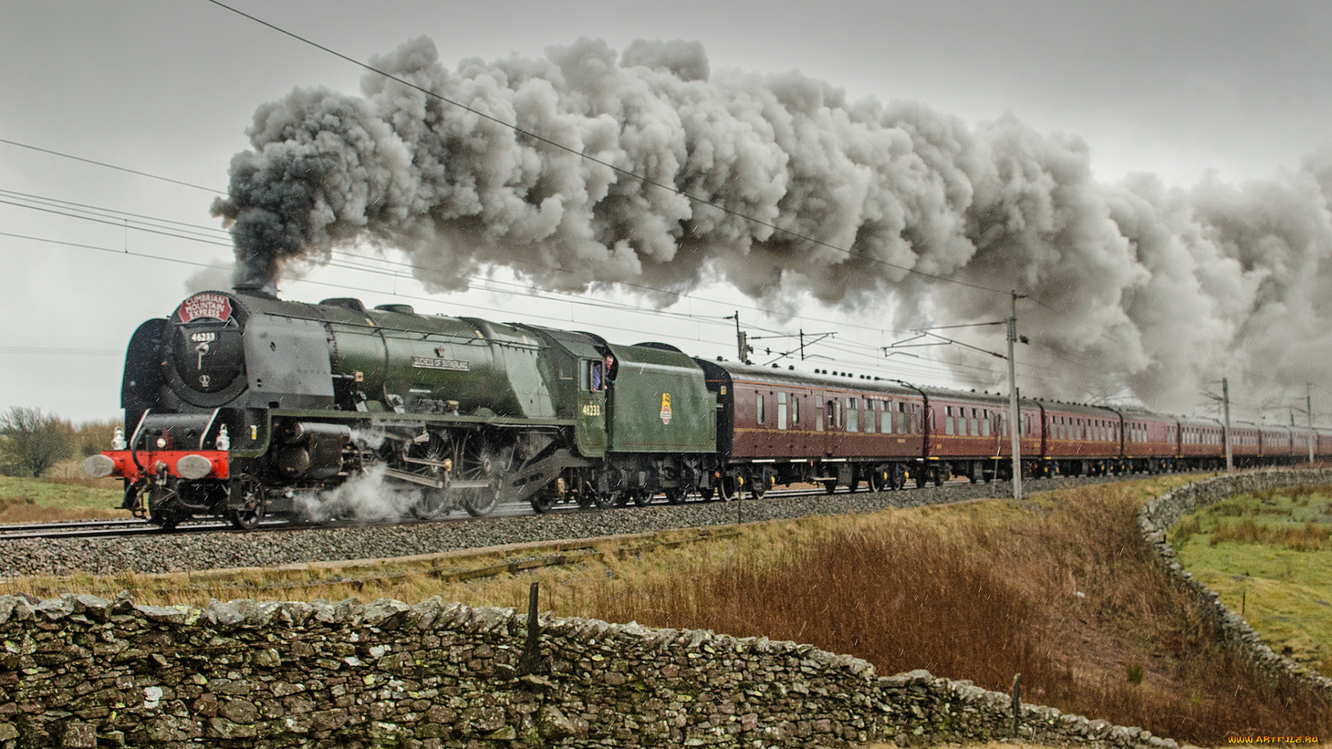 техника, паровозы, паровоз, рельсы