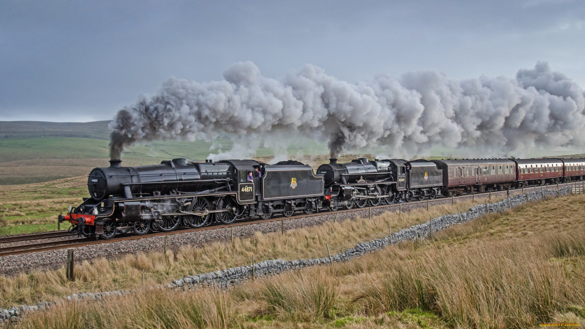 техника, паровозы, рельсы, паровоз