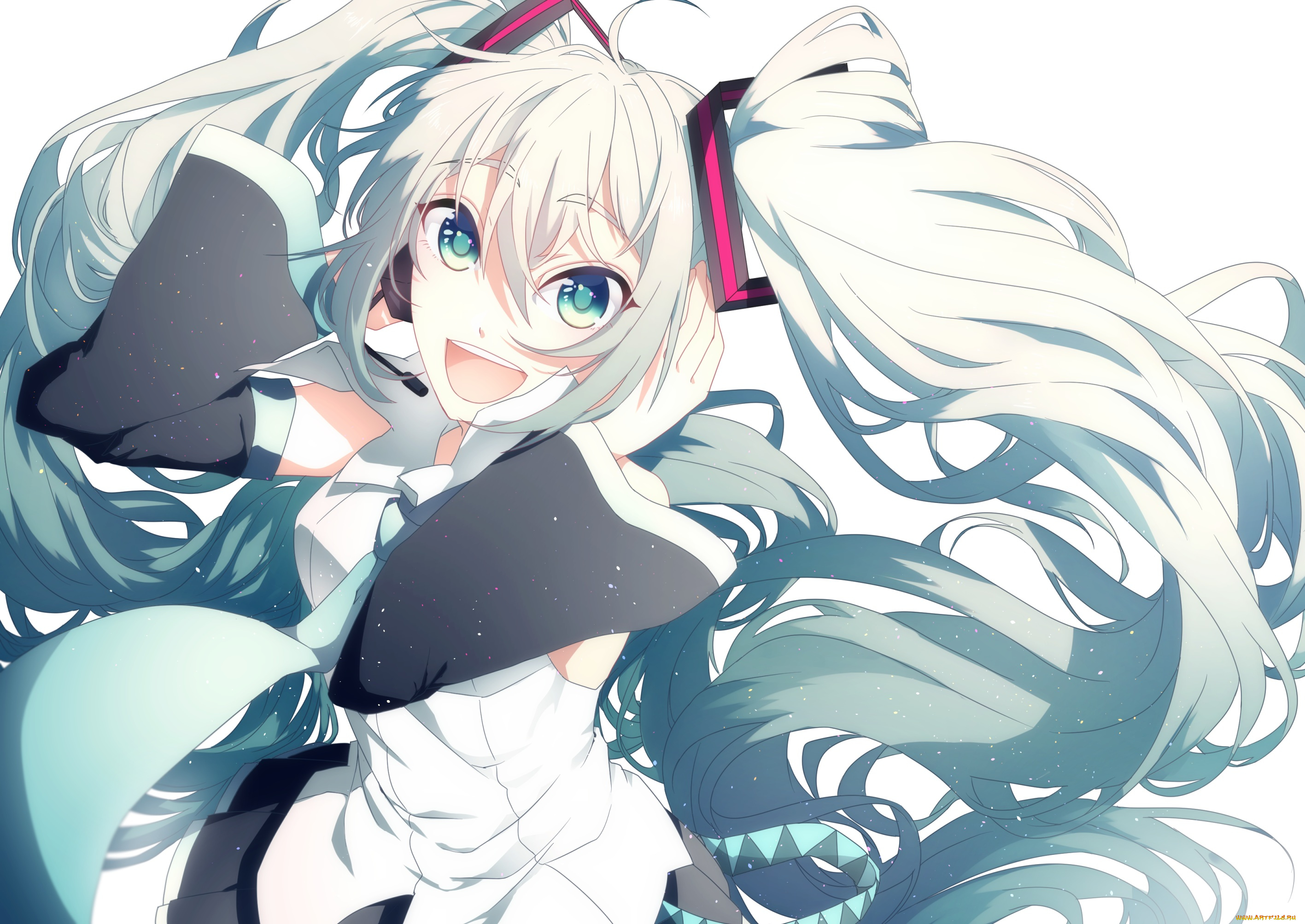 аниме, vocaloid, hongjake, hatsune, miku